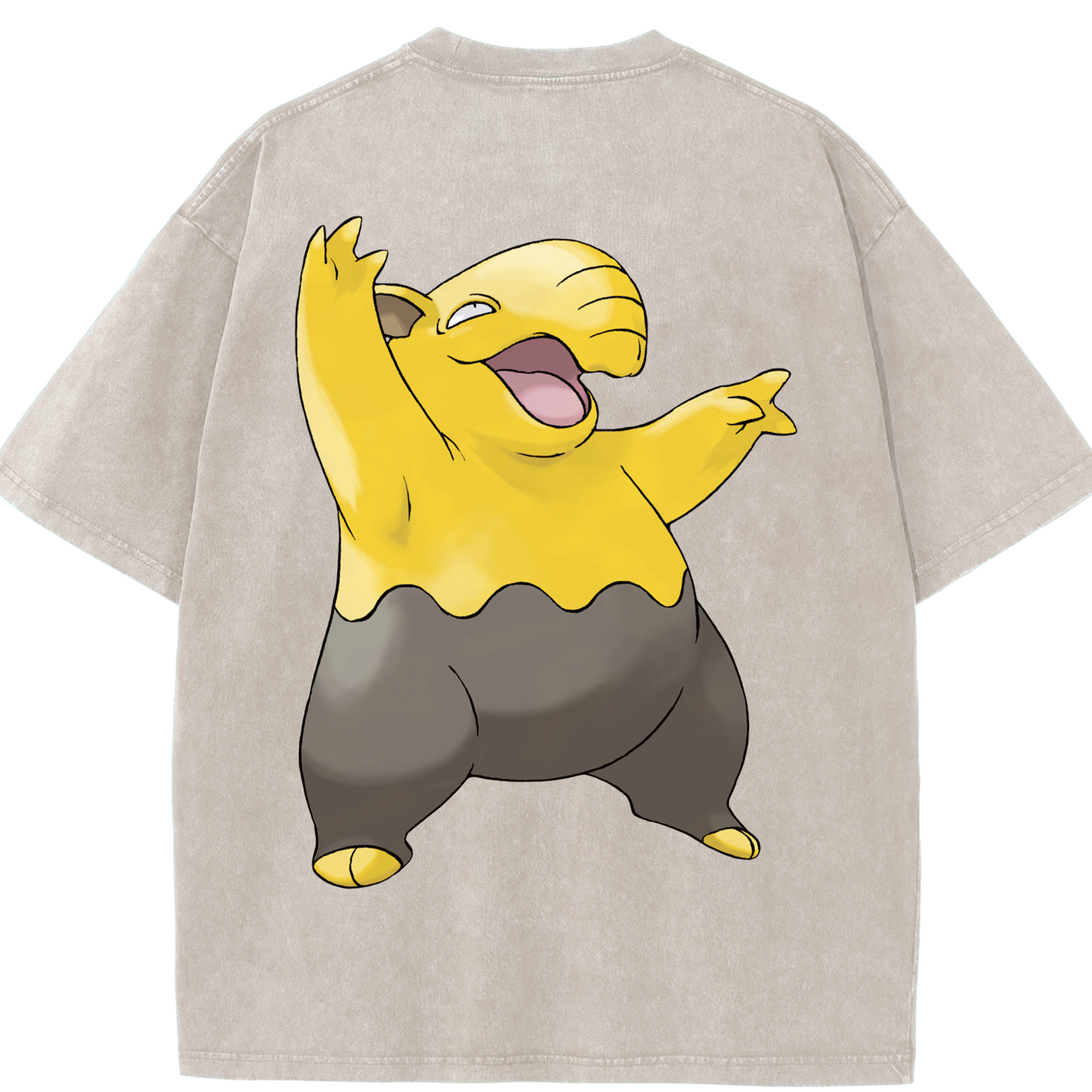 （画像用） ポケットモンスター Pokémon 綿100% ヴィンテージ風 半袖Tシャツ（背面プリント）