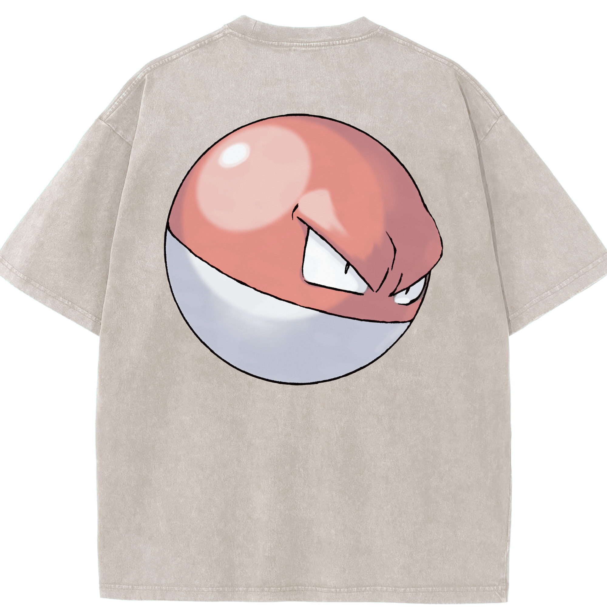 （画像用） ポケットモンスター Pokémon 綿100% ヴィンテージ風 半袖Tシャツ（背面プリント）