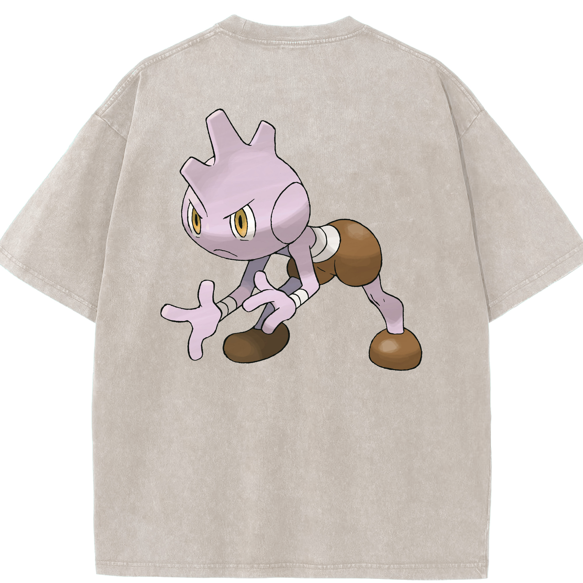 （画像用） ポケットモンスター Pokémon 綿100% ヴィンテージ風 半袖Tシャツ（背面プリント）
