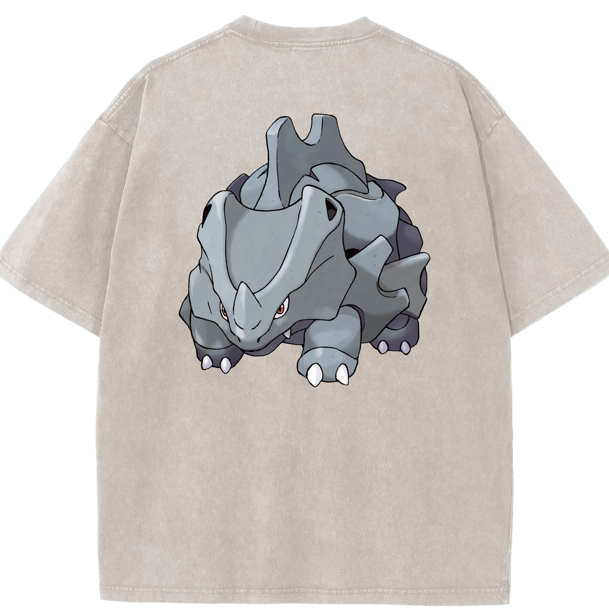 （画像用） ポケットモンスター Pokémon 綿100% ヴィンテージ風 半袖Tシャツ（背面プリント）