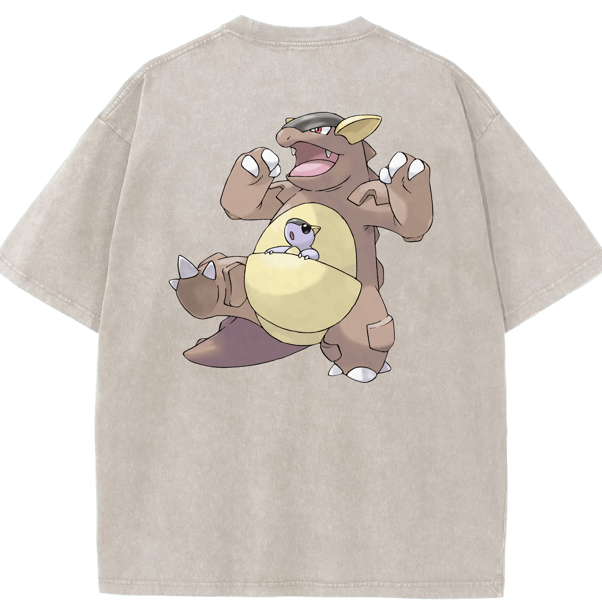 （画像用） ポケットモンスター Pokémon 綿100% ヴィンテージ風 半袖Tシャツ（背面プリント）