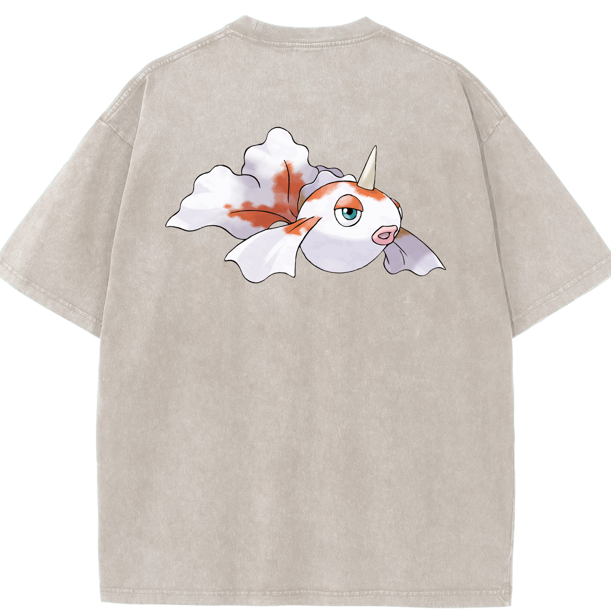 （画像用） ポケットモンスター Pokémon 綿100% ヴィンテージ風 半袖Tシャツ（背面プリント）