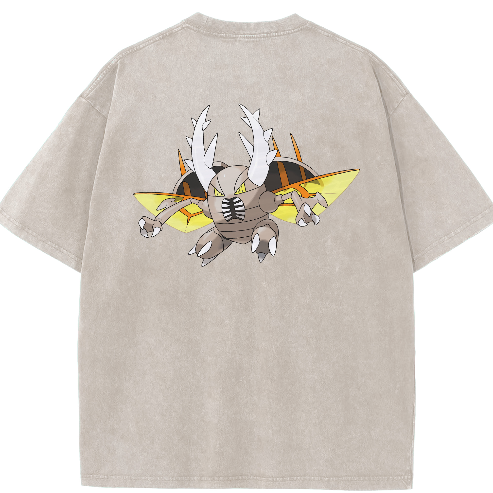 （画像用） ポケットモンスター Pokémon 綿100% ヴィンテージ風 半袖Tシャツ（背面プリント）