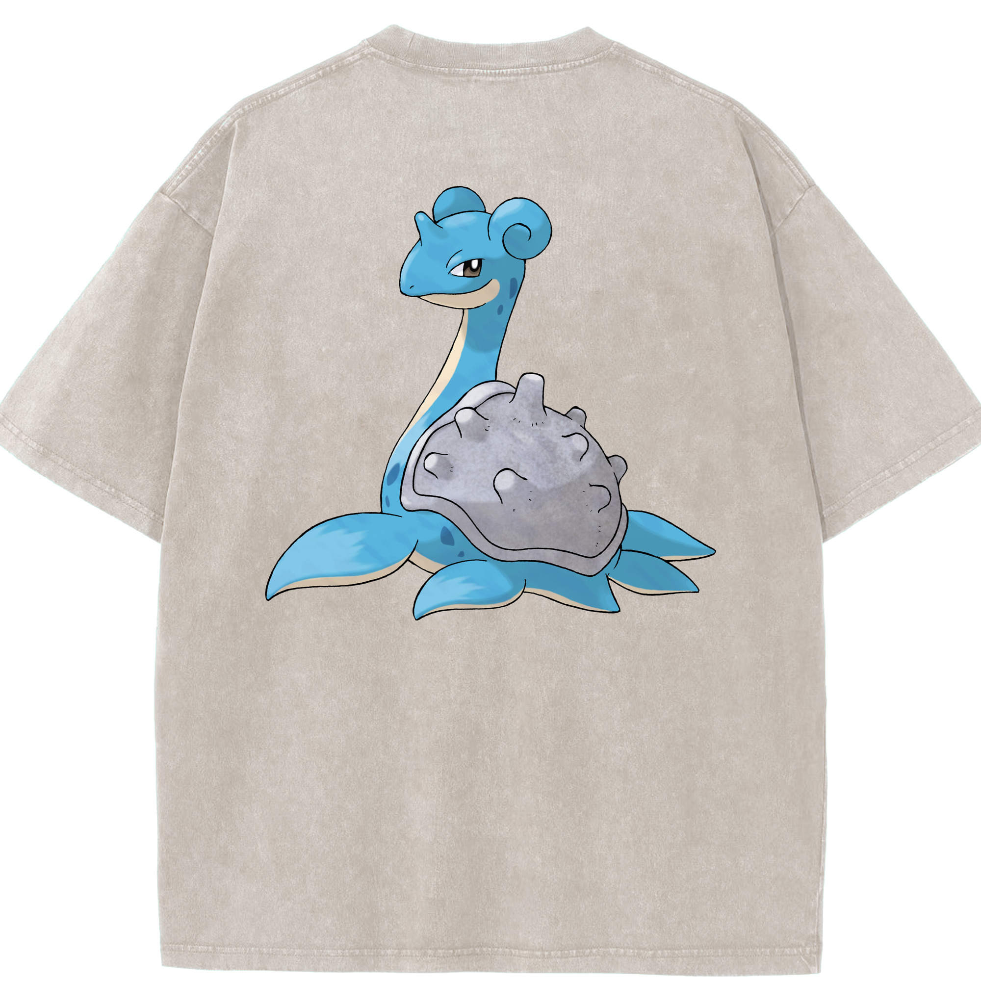 （画像用） ポケットモンスター Pokémon 綿100% ヴィンテージ風 半袖Tシャツ（背面プリント）