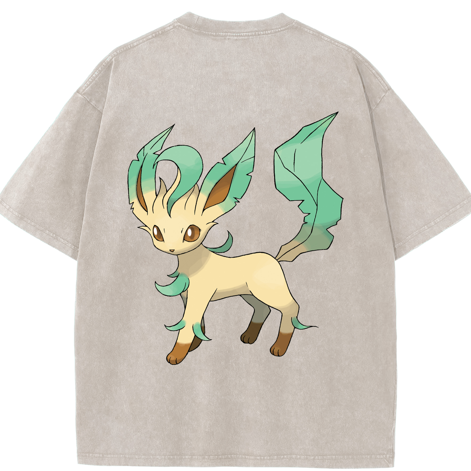 （画像用） ポケットモンスター Pokémon 綿100% ヴィンテージ風 半袖Tシャツ（背面プリント）
