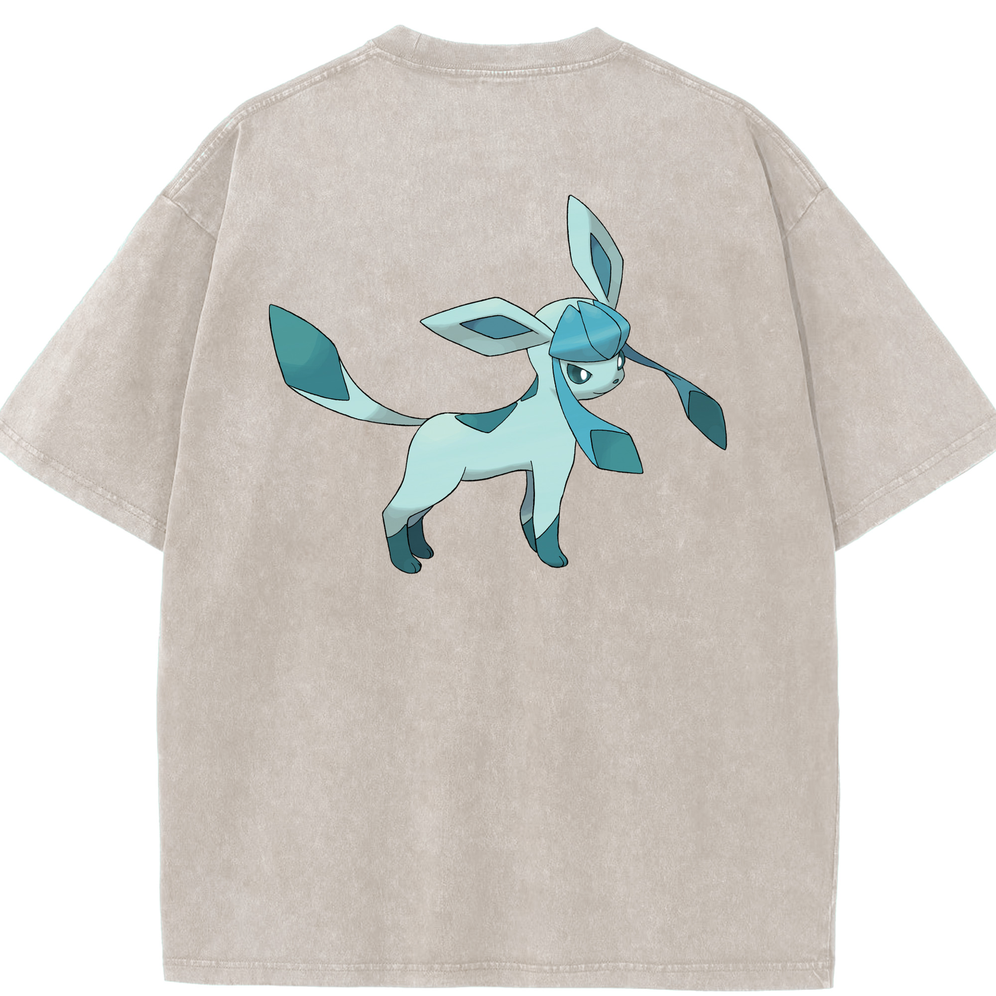 （画像用） ポケットモンスター Pokémon 綿100% ヴィンテージ風 半袖Tシャツ（背面プリント）