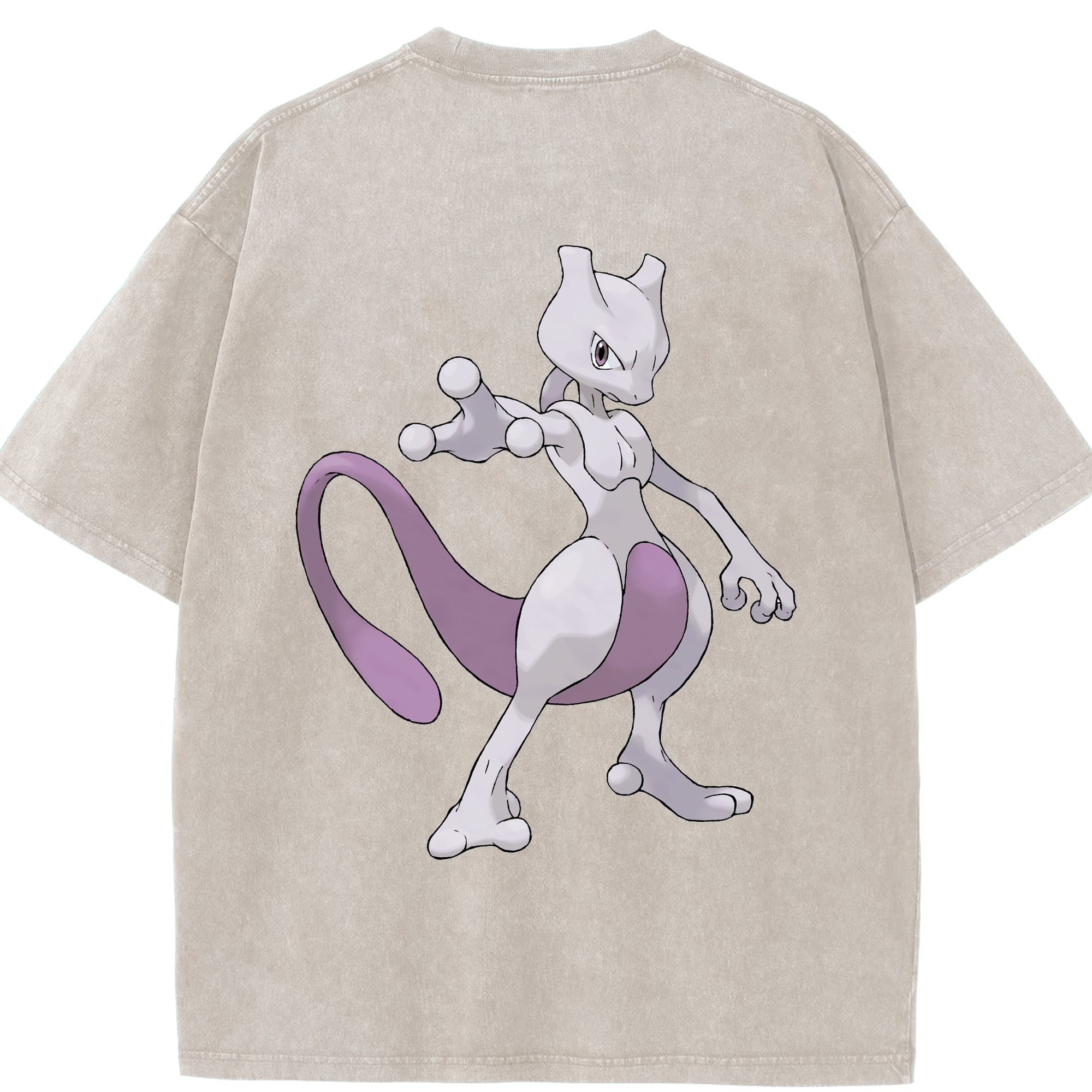 （画像用） ポケットモンスター Pokémon 綿100% ヴィンテージ風 半袖Tシャツ（背面プリント）