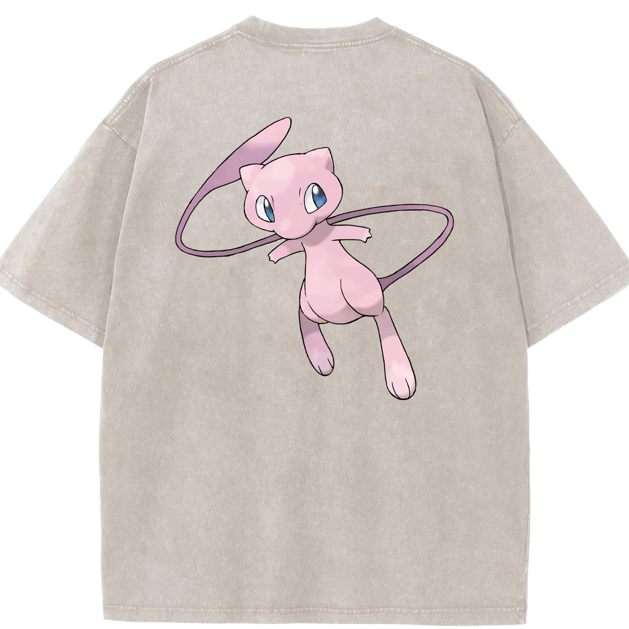 （画像用） ポケットモンスター Pokémon 綿100% ヴィンテージ風 半袖Tシャツ（背面プリント）