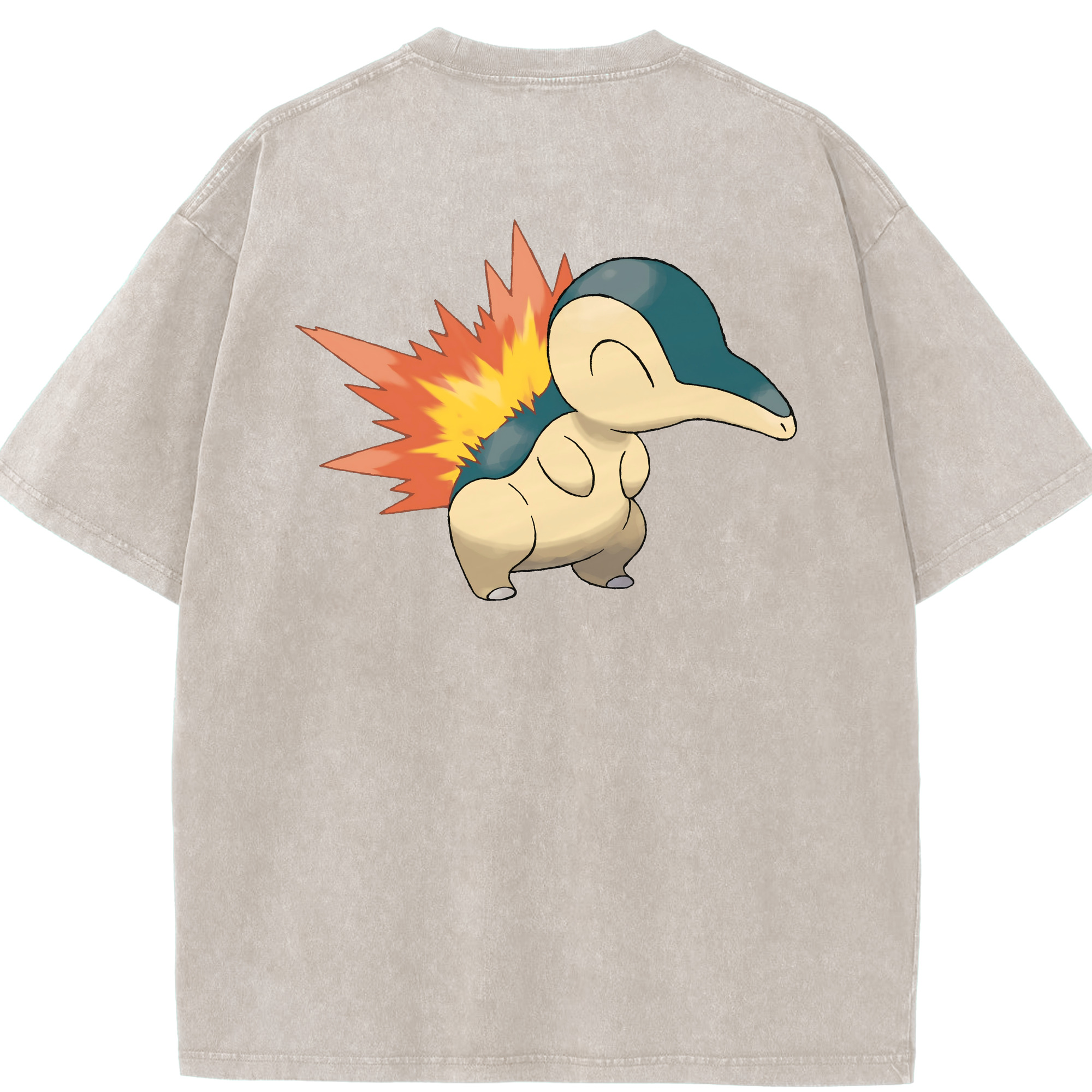 （画像用） ポケットモンスター Pokémon 綿100% ヴィンテージ風 半袖Tシャツ（背面プリント）