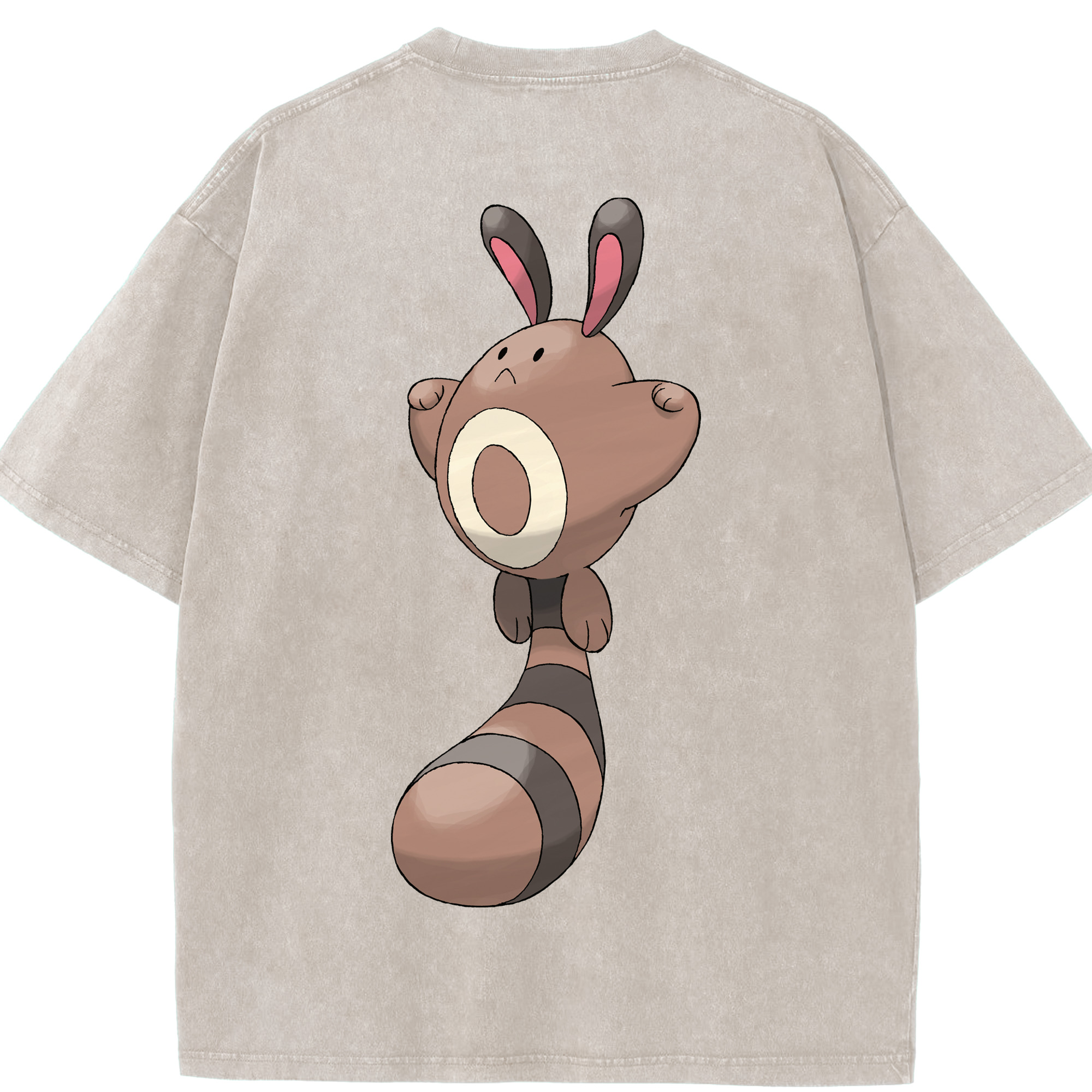 （画像用） ポケットモンスター Pokémon 綿100% ヴィンテージ風 半袖Tシャツ（背面プリント）