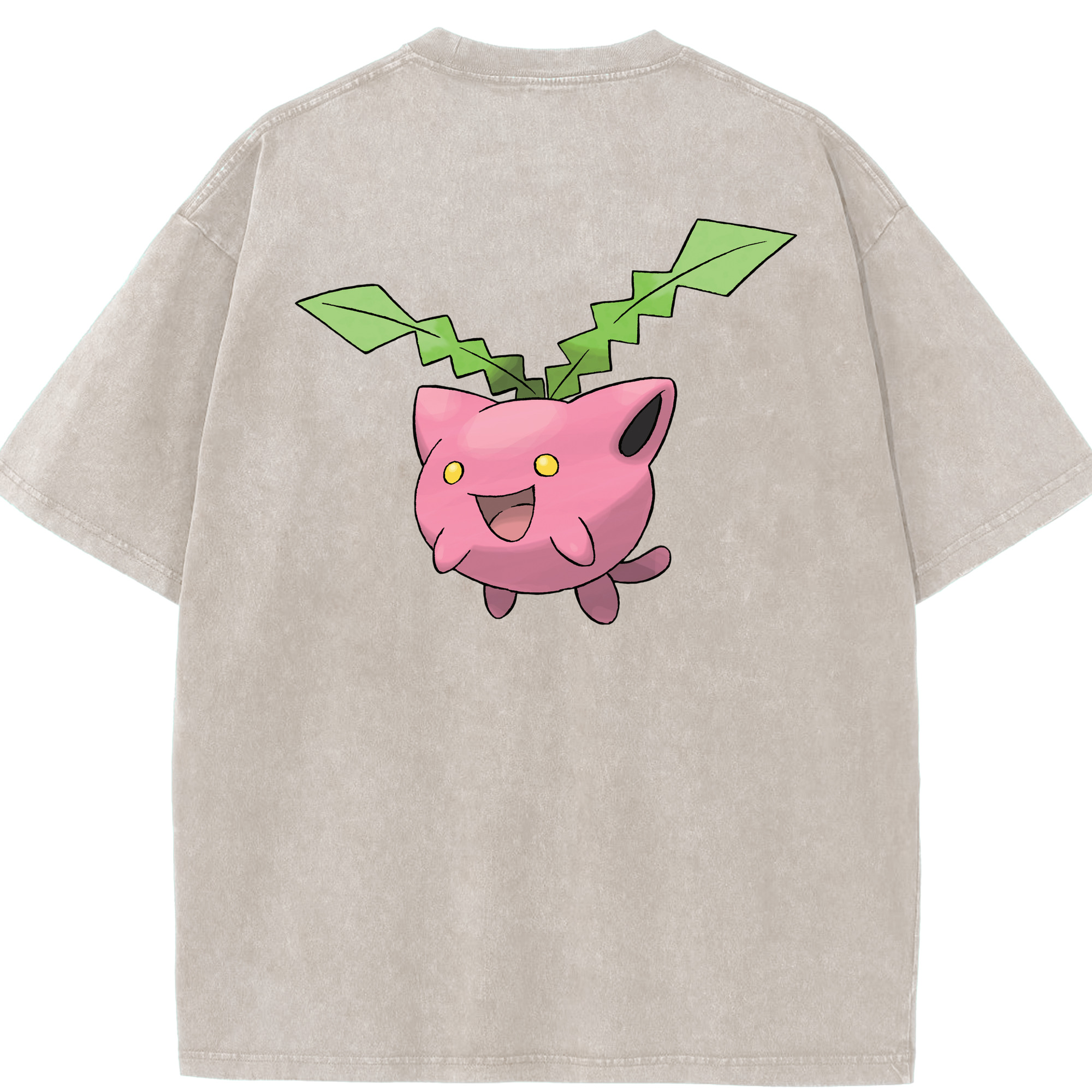 （画像用） ポケットモンスター Pokémon 綿100% ヴィンテージ風 半袖Tシャツ（背面プリント）