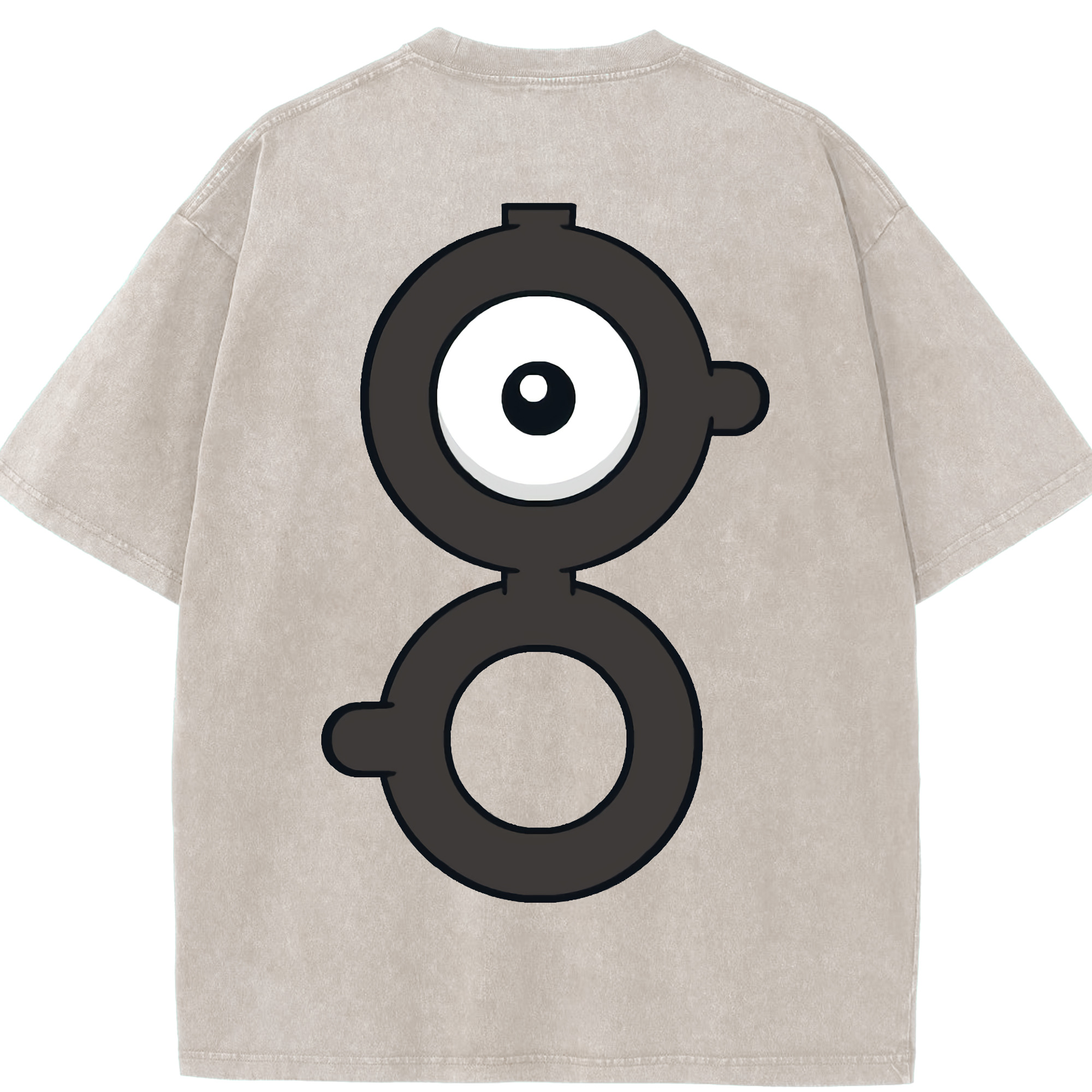 （画像用） ポケットモンスター Pokémon 綿100% ヴィンテージ風 半袖Tシャツ（背面プリント）