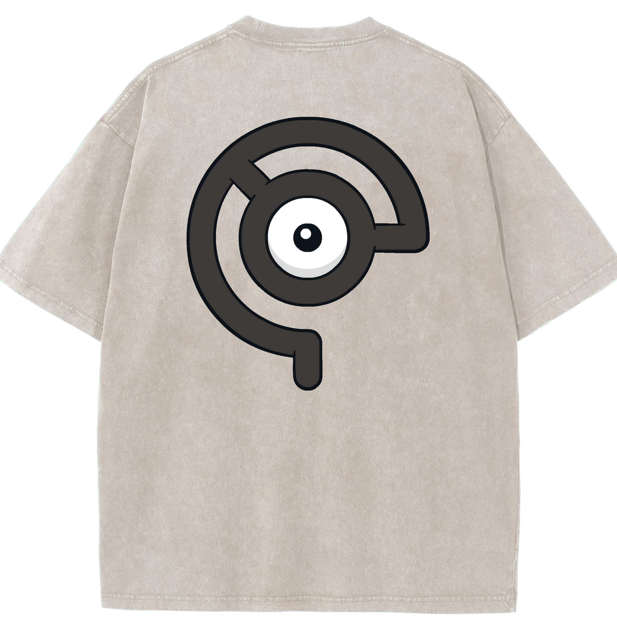 （画像用） ポケットモンスター Pokémon 綿100% ヴィンテージ風 半袖Tシャツ（背面プリント）