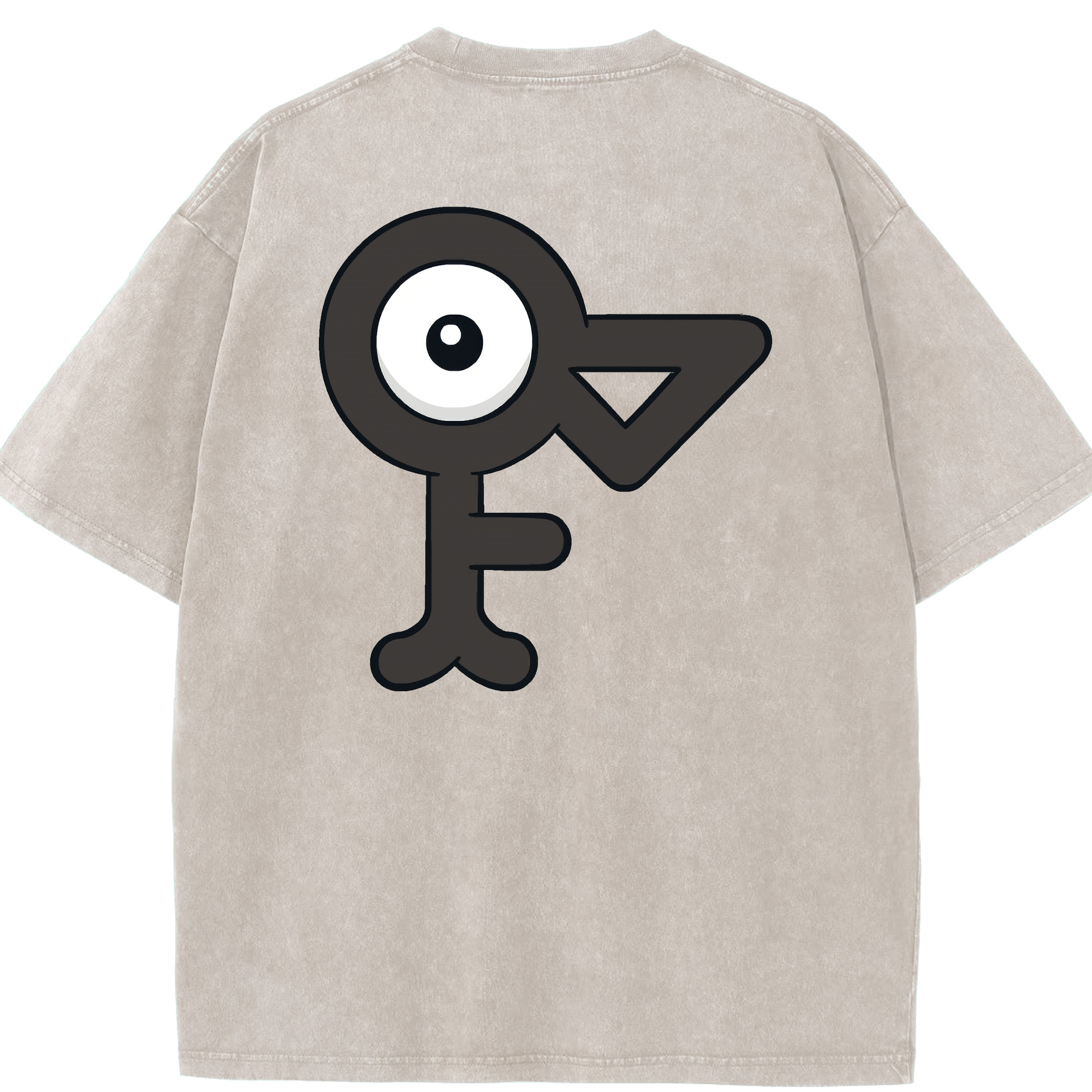 （画像用） ポケットモンスター Pokémon 綿100% ヴィンテージ風 半袖Tシャツ（背面プリント）