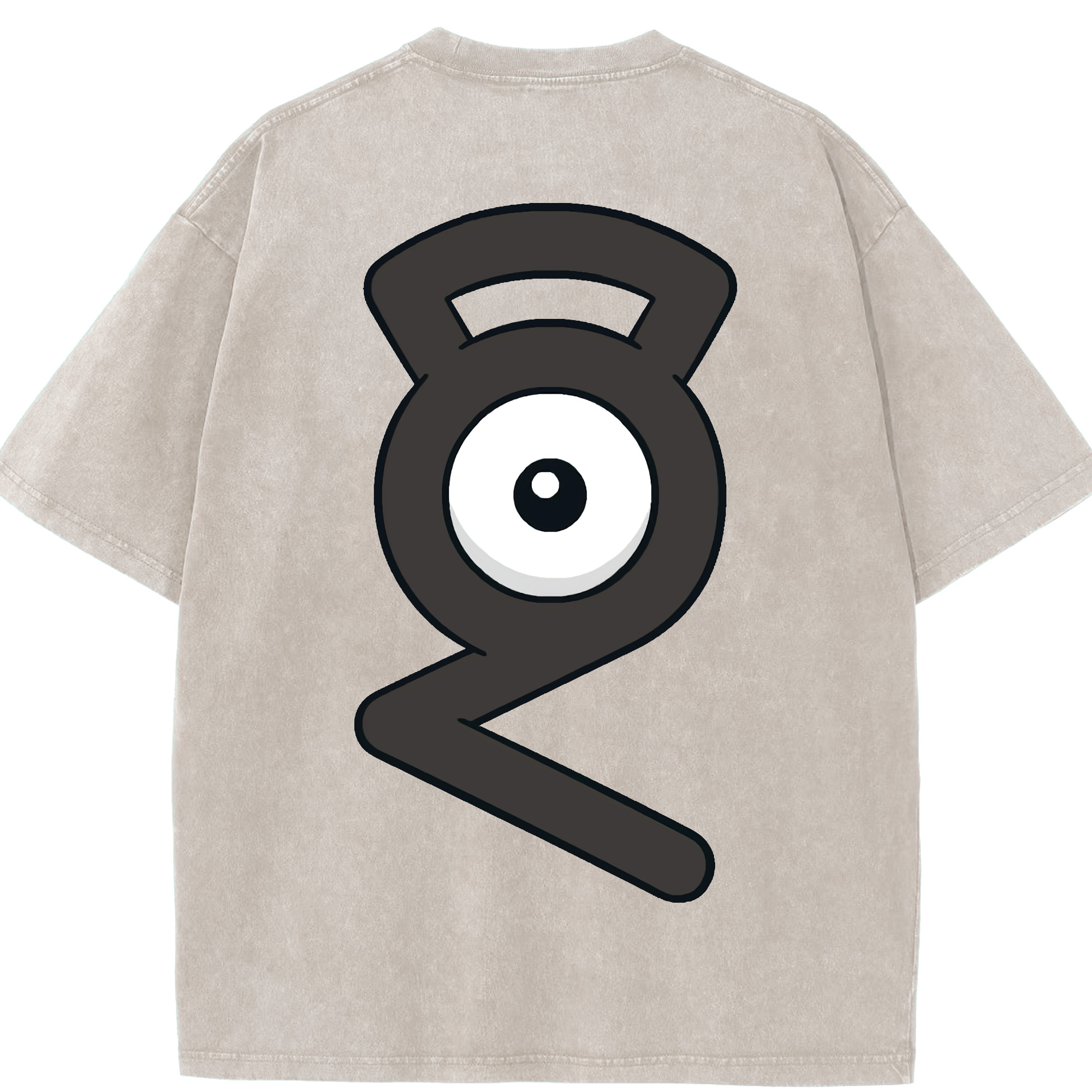 （画像用） ポケットモンスター Pokémon 綿100% ヴィンテージ風 半袖Tシャツ（背面プリント）