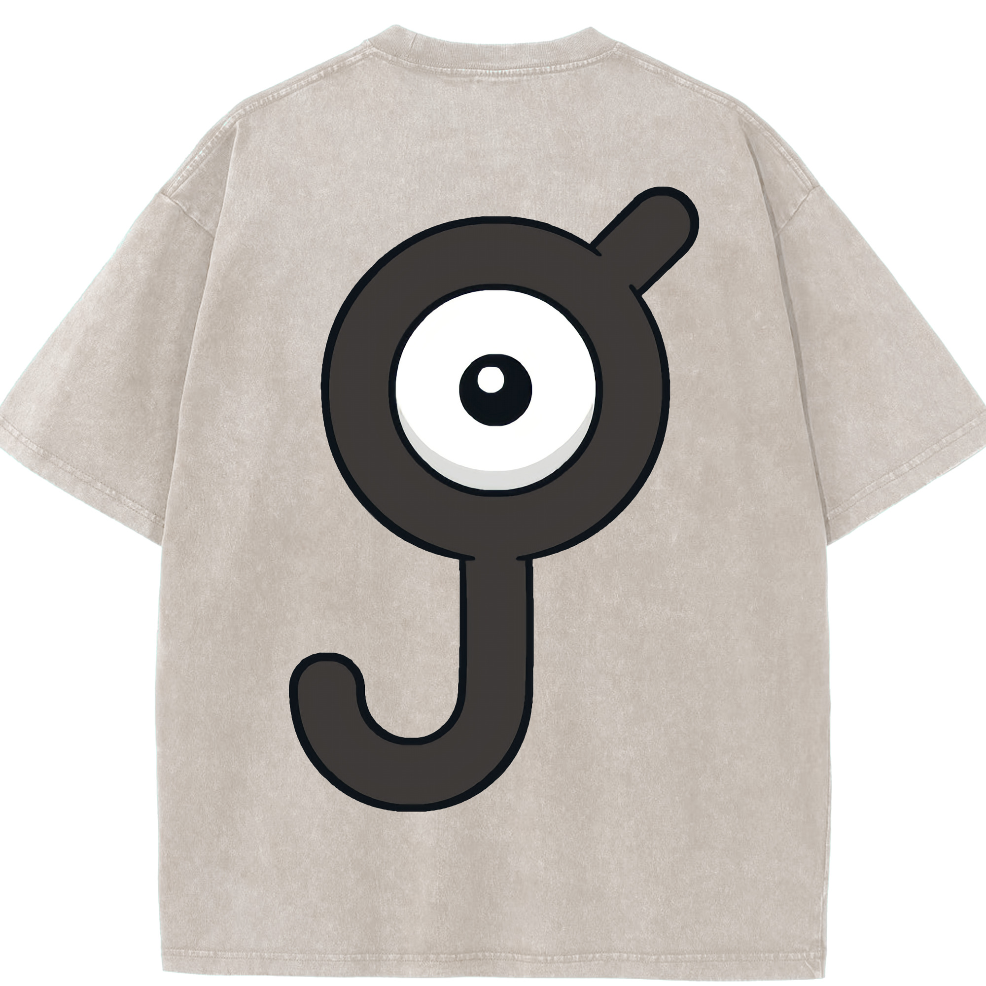 （画像用） ポケットモンスター Pokémon 綿100% ヴィンテージ風 半袖Tシャツ（背面プリント）