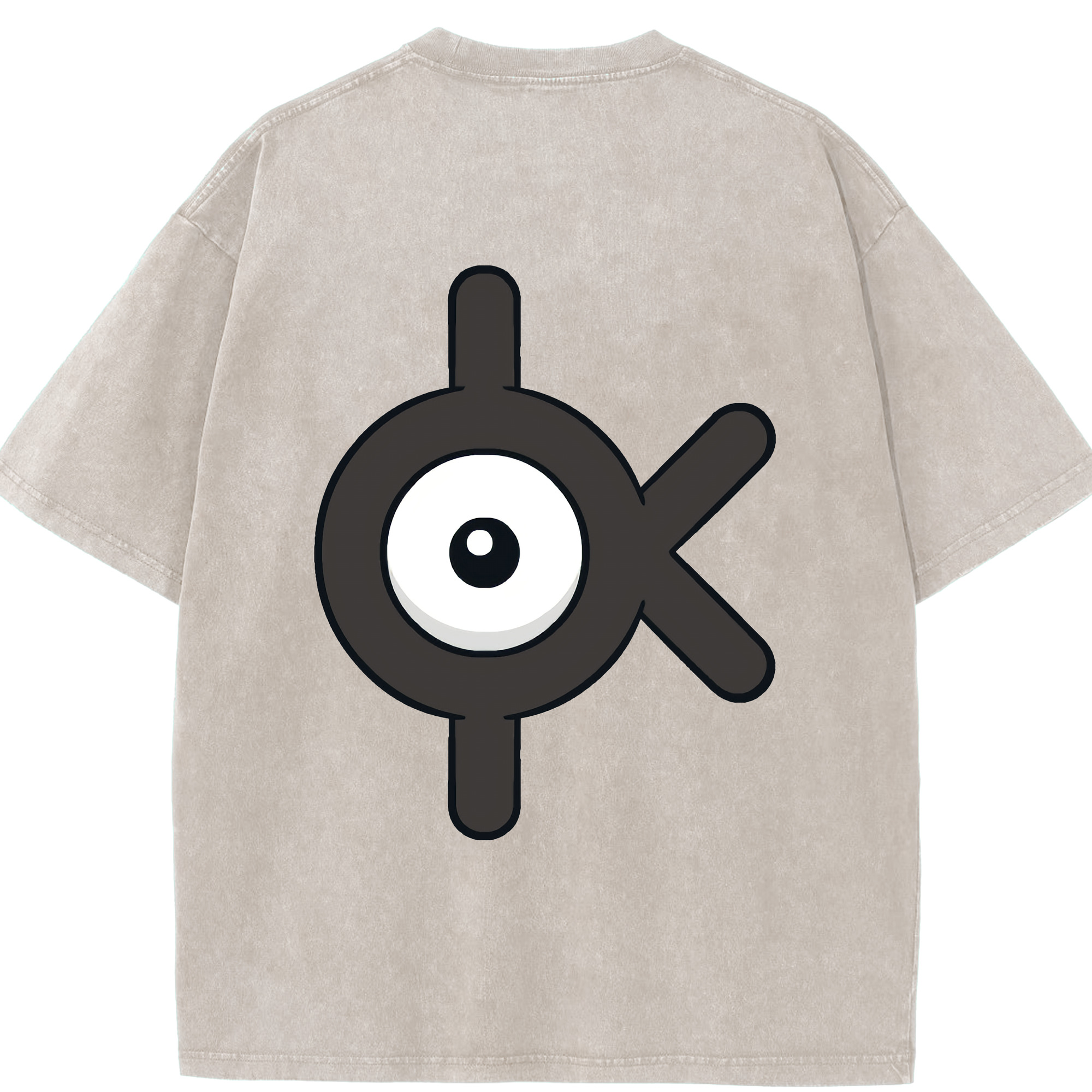 （画像用） ポケットモンスター Pokémon 綿100% ヴィンテージ風 半袖Tシャツ（背面プリント）