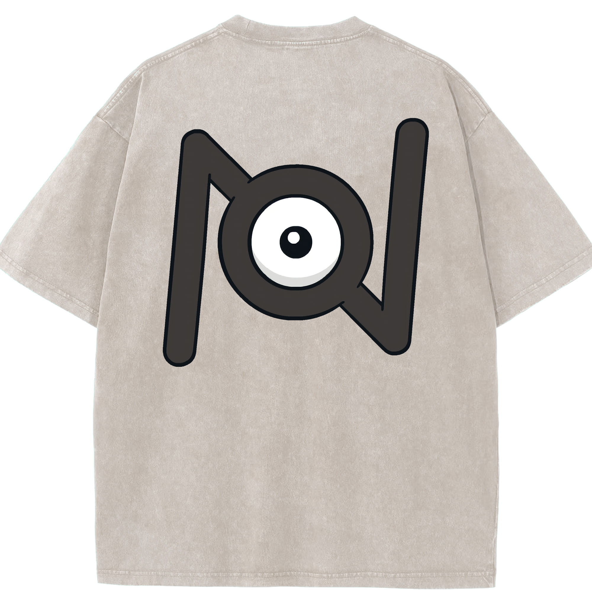 （画像用） ポケットモンスター Pokémon 綿100% ヴィンテージ風 半袖Tシャツ（背面プリント）