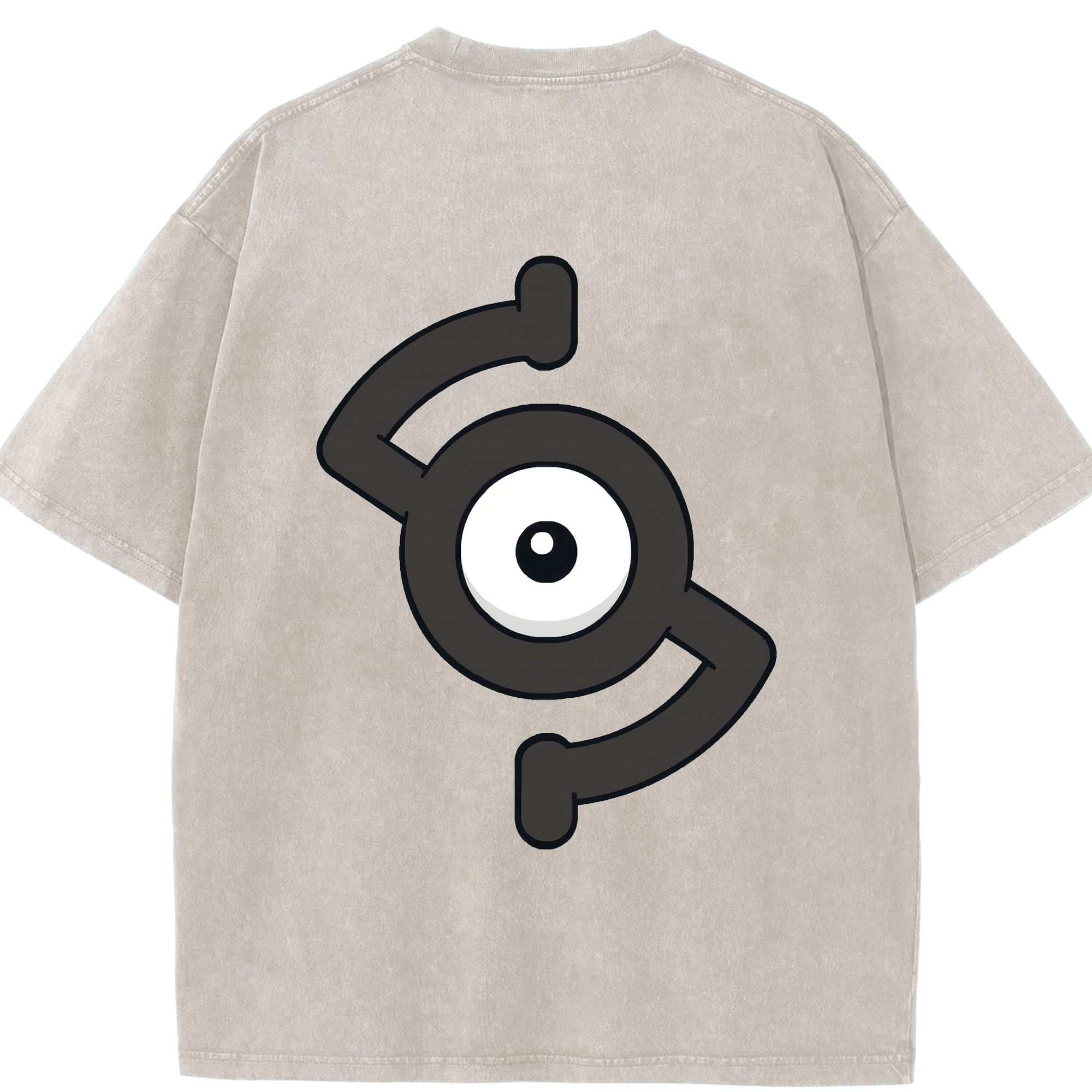 （画像用） ポケットモンスター Pokémon 綿100% ヴィンテージ風 半袖Tシャツ（背面プリント）