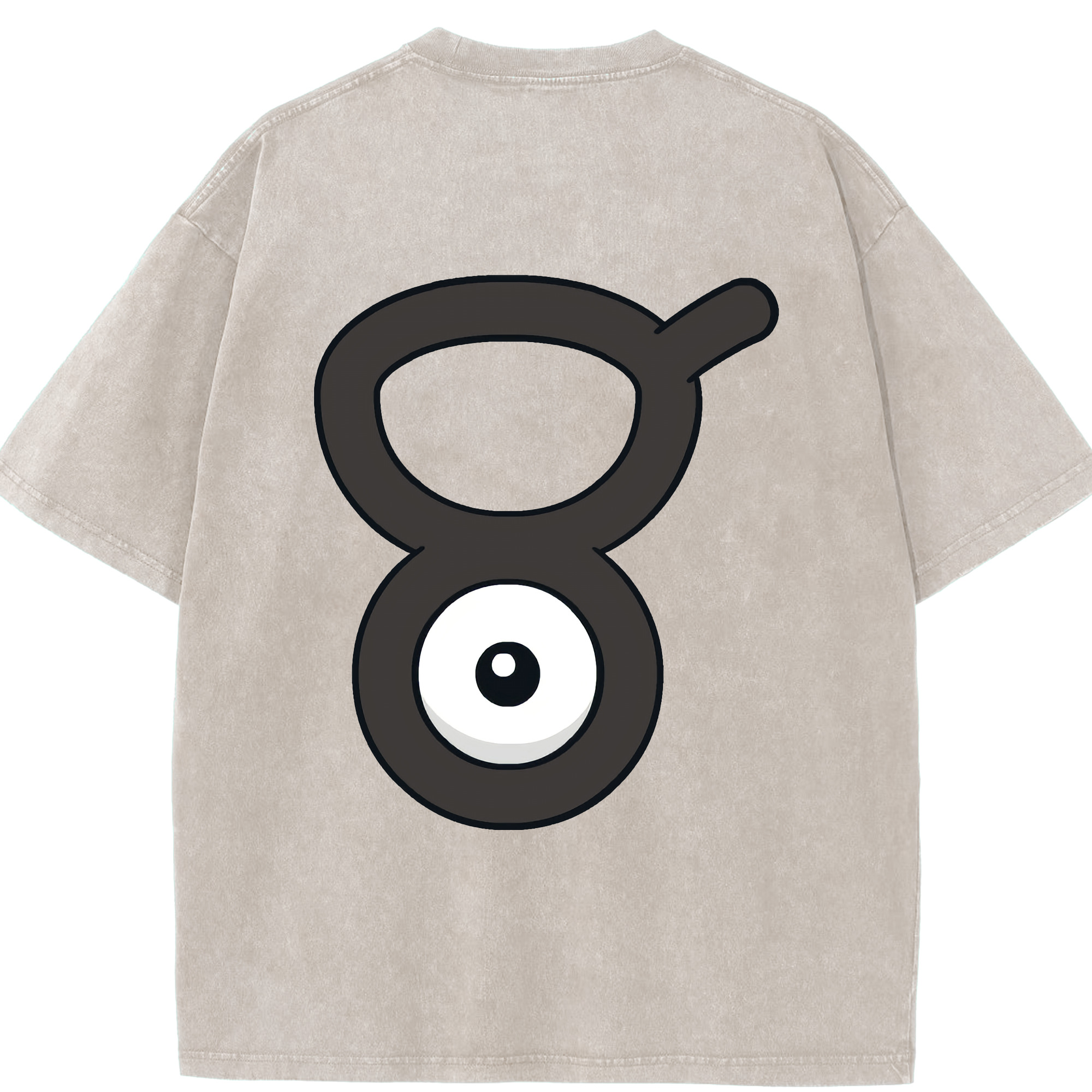 （画像用） ポケットモンスター Pokémon 綿100% ヴィンテージ風 半袖Tシャツ（背面プリント）