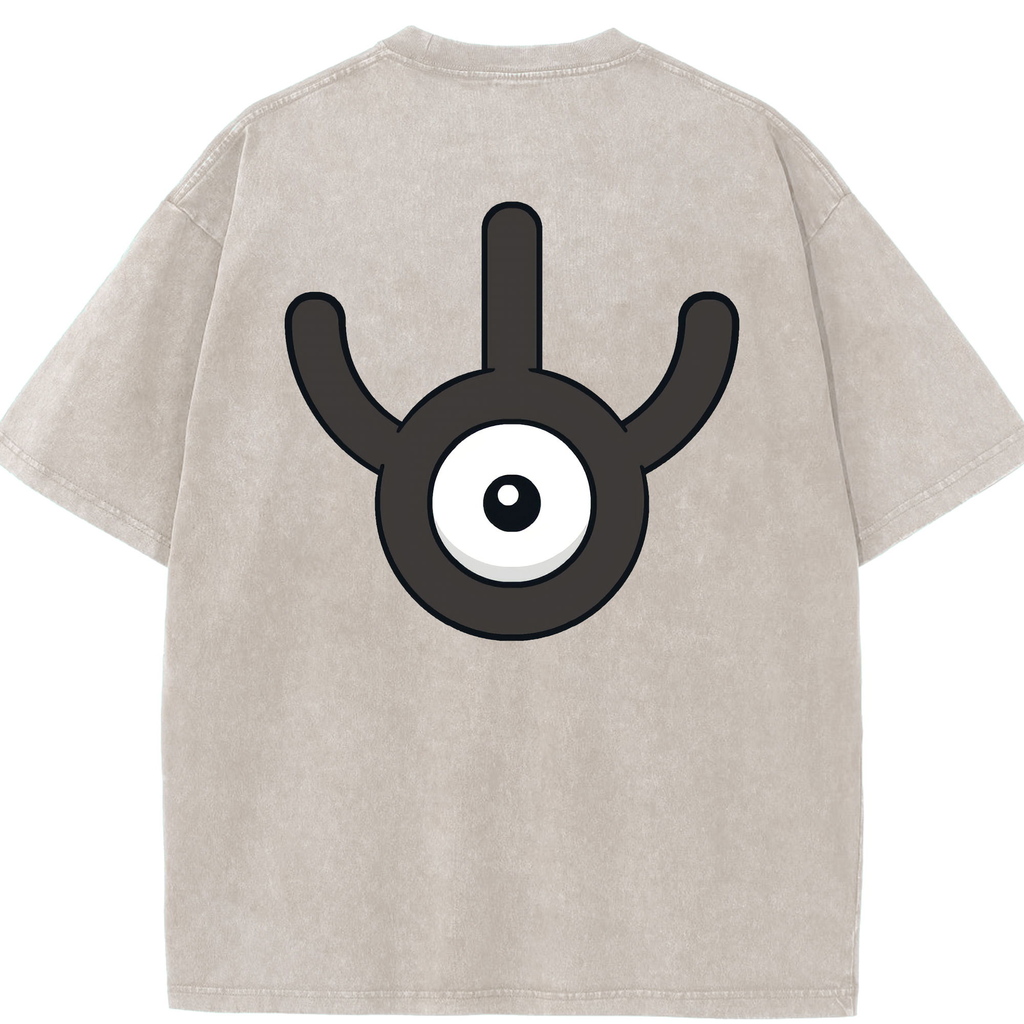 （画像用） ポケットモンスター Pokémon 綿100% ヴィンテージ風 半袖Tシャツ（背面プリント）