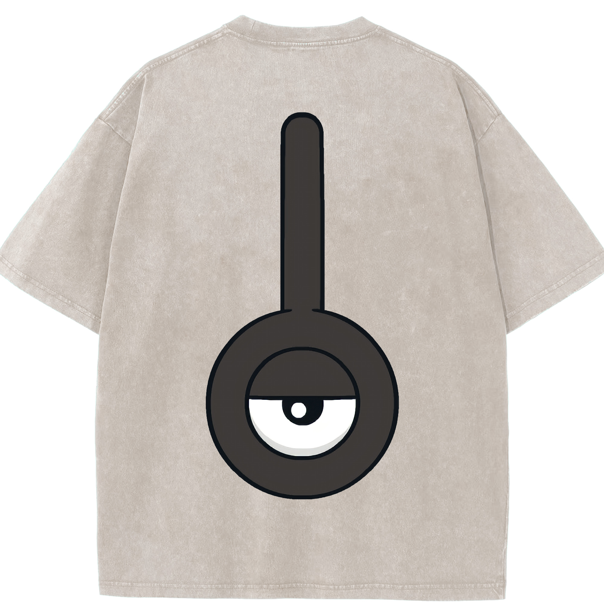 （画像用） ポケットモンスター Pokémon 綿100% ヴィンテージ風 半袖Tシャツ（背面プリント）