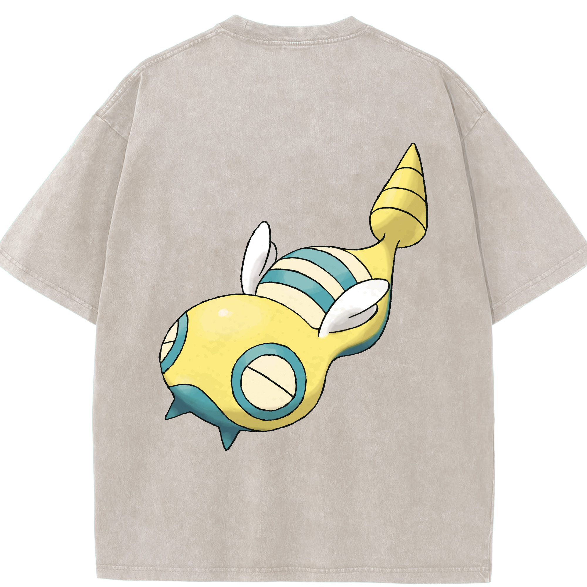 （画像用） ポケットモンスター Pokémon 綿100% ヴィンテージ風 半袖Tシャツ（背面プリント）