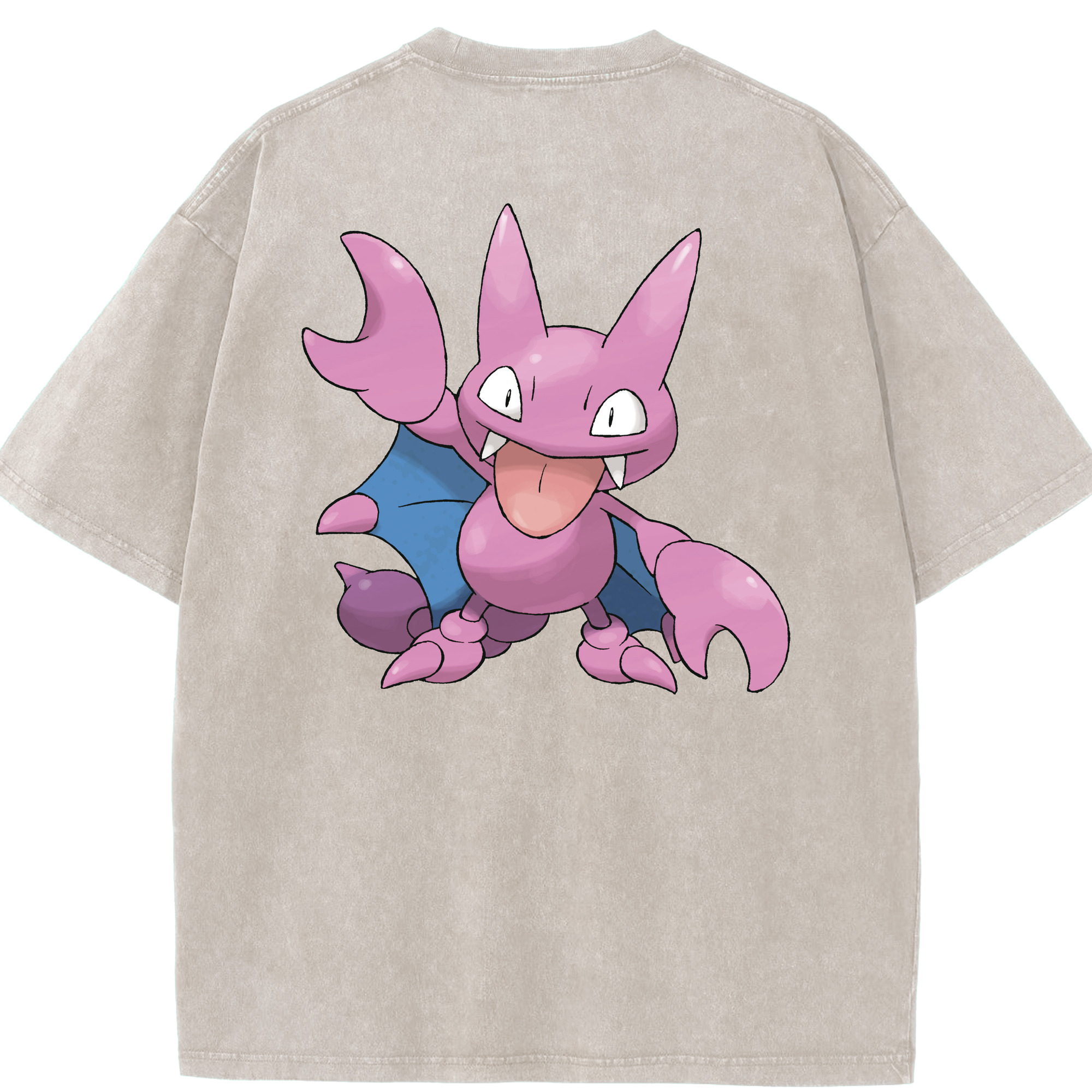 （画像用） ポケットモンスター Pokémon 綿100% ヴィンテージ風 半袖Tシャツ（背面プリント）
