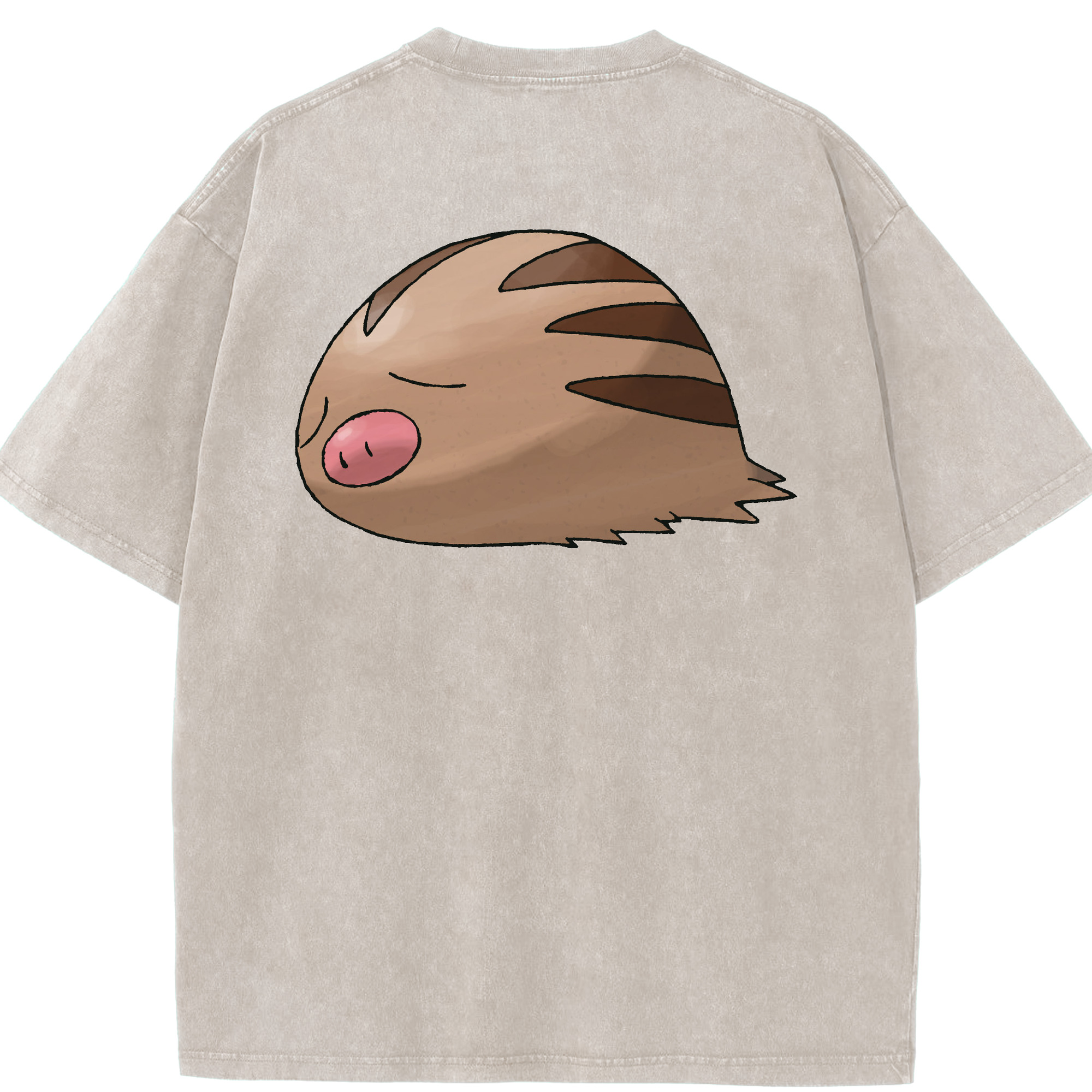 （画像用） ポケットモンスター Pokémon 綿100% ヴィンテージ風 半袖Tシャツ（背面プリント）
