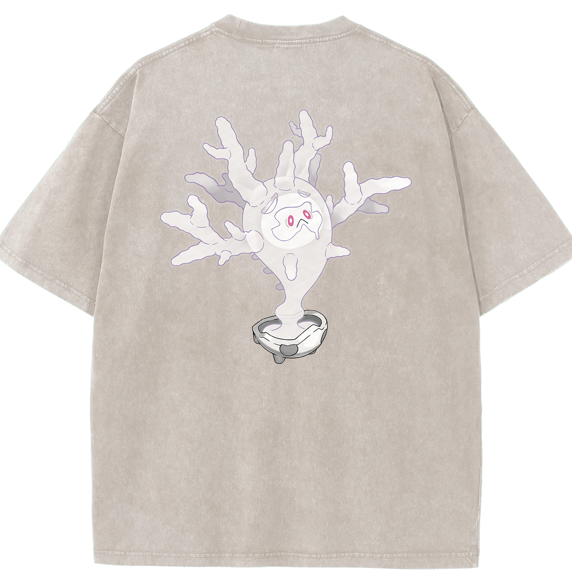 （画像用） ポケットモンスター Pokémon 綿100% ヴィンテージ風 半袖Tシャツ（背面プリント）