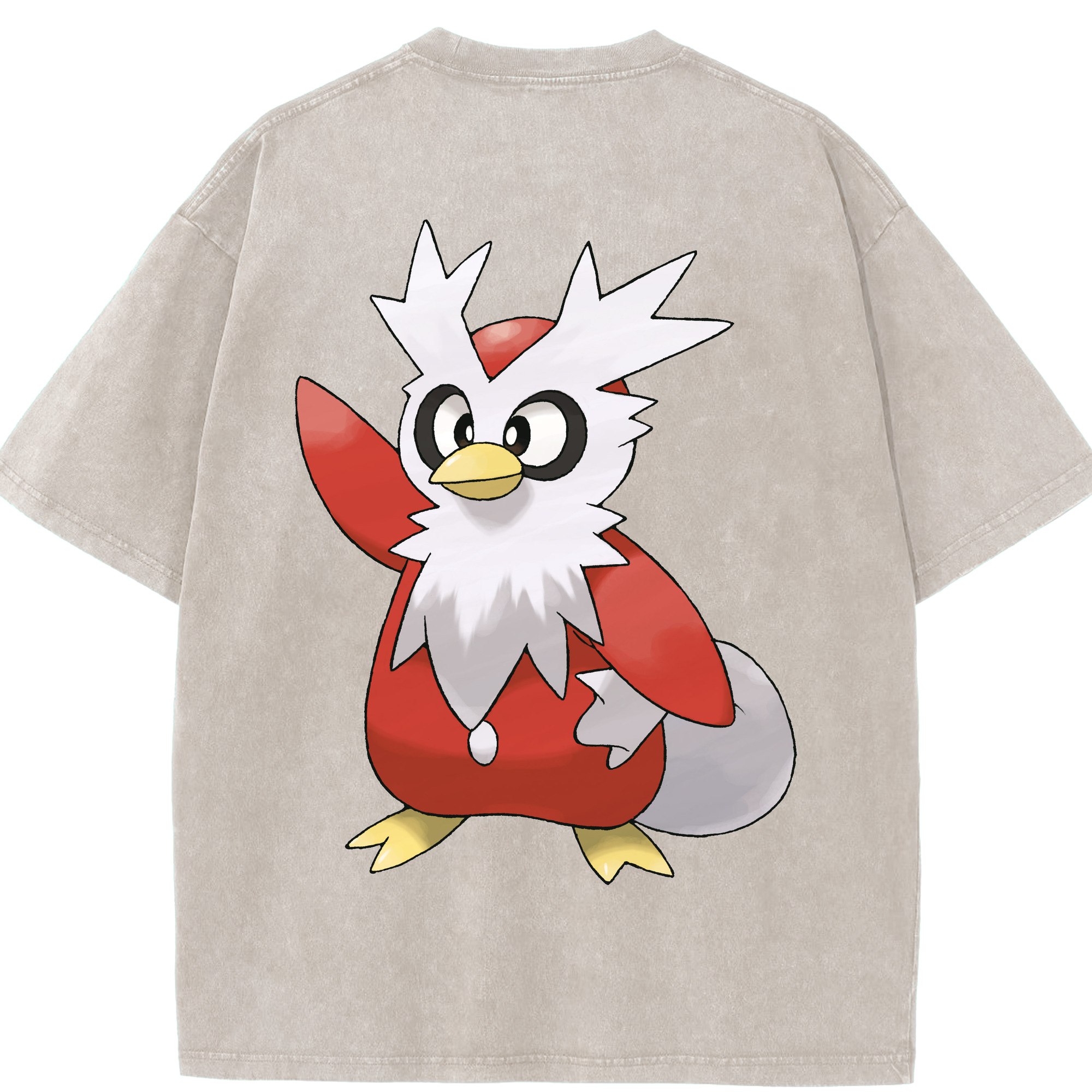 （画像用） ポケットモンスター Pokémon 綿100% ヴィンテージ風 半袖Tシャツ（背面プリント）
