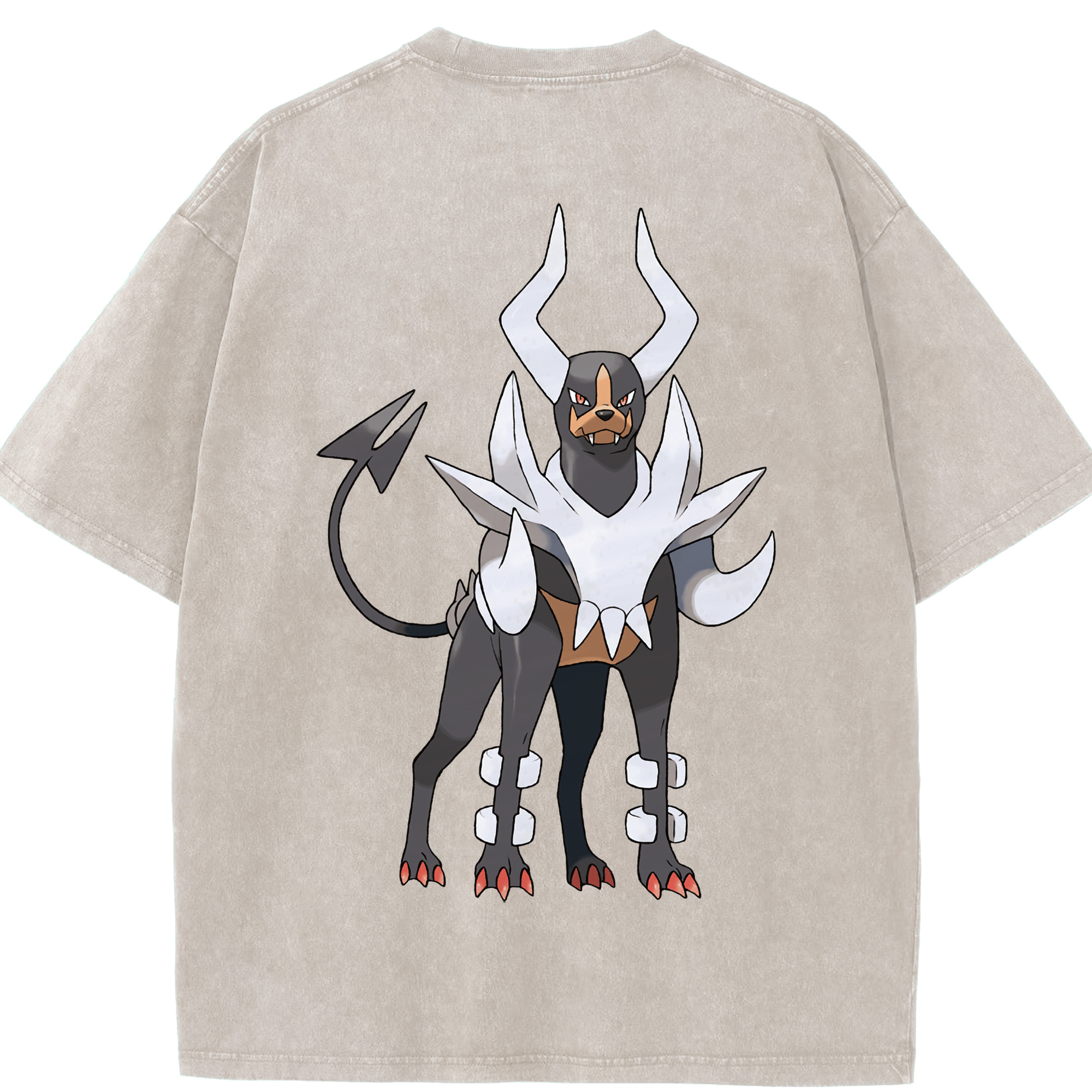 （画像用） ポケットモンスター Pokémon 綿100% ヴィンテージ風 半袖Tシャツ（背面プリント）