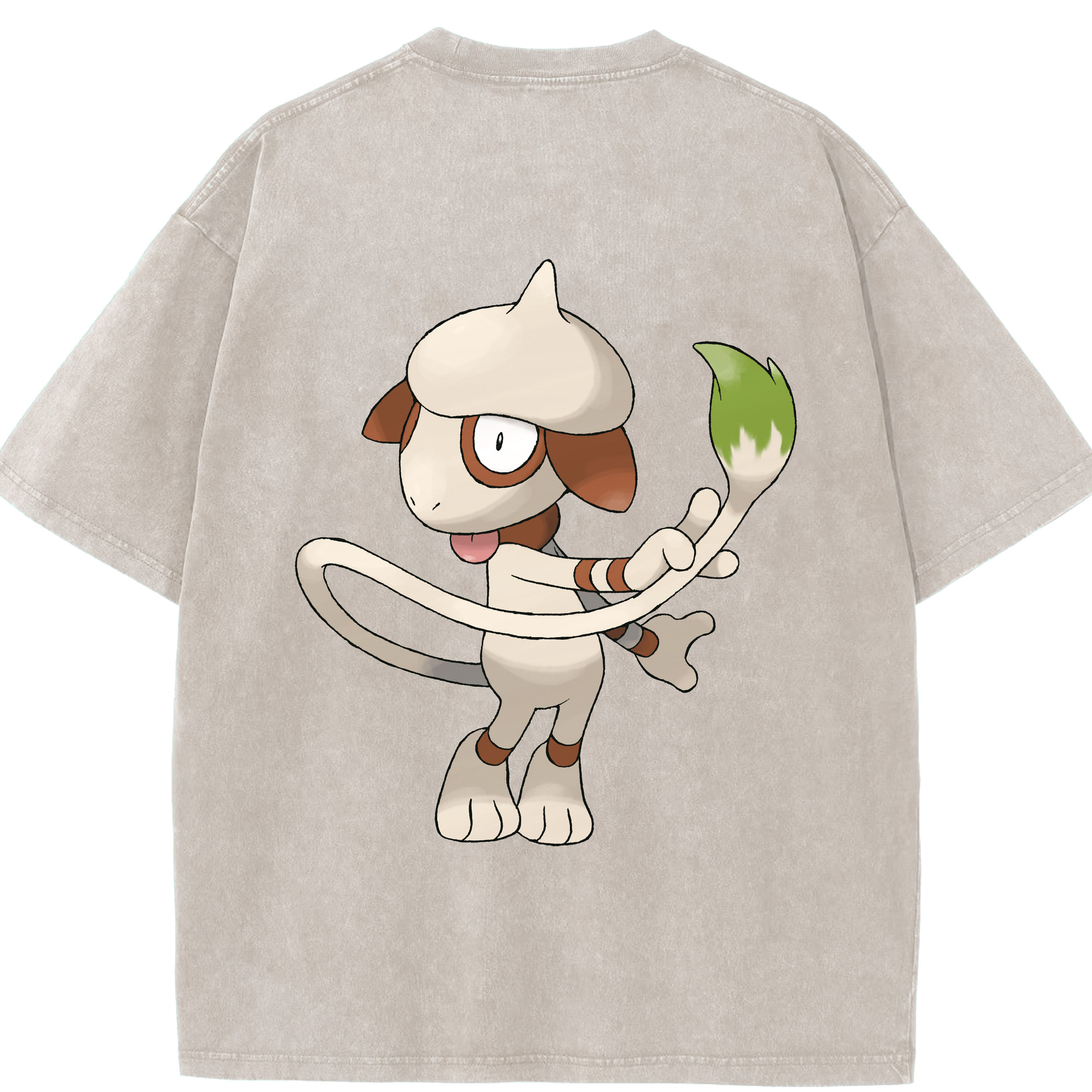 （画像用） ポケットモンスター Pokémon 綿100% ヴィンテージ風 半袖Tシャツ（背面プリント）