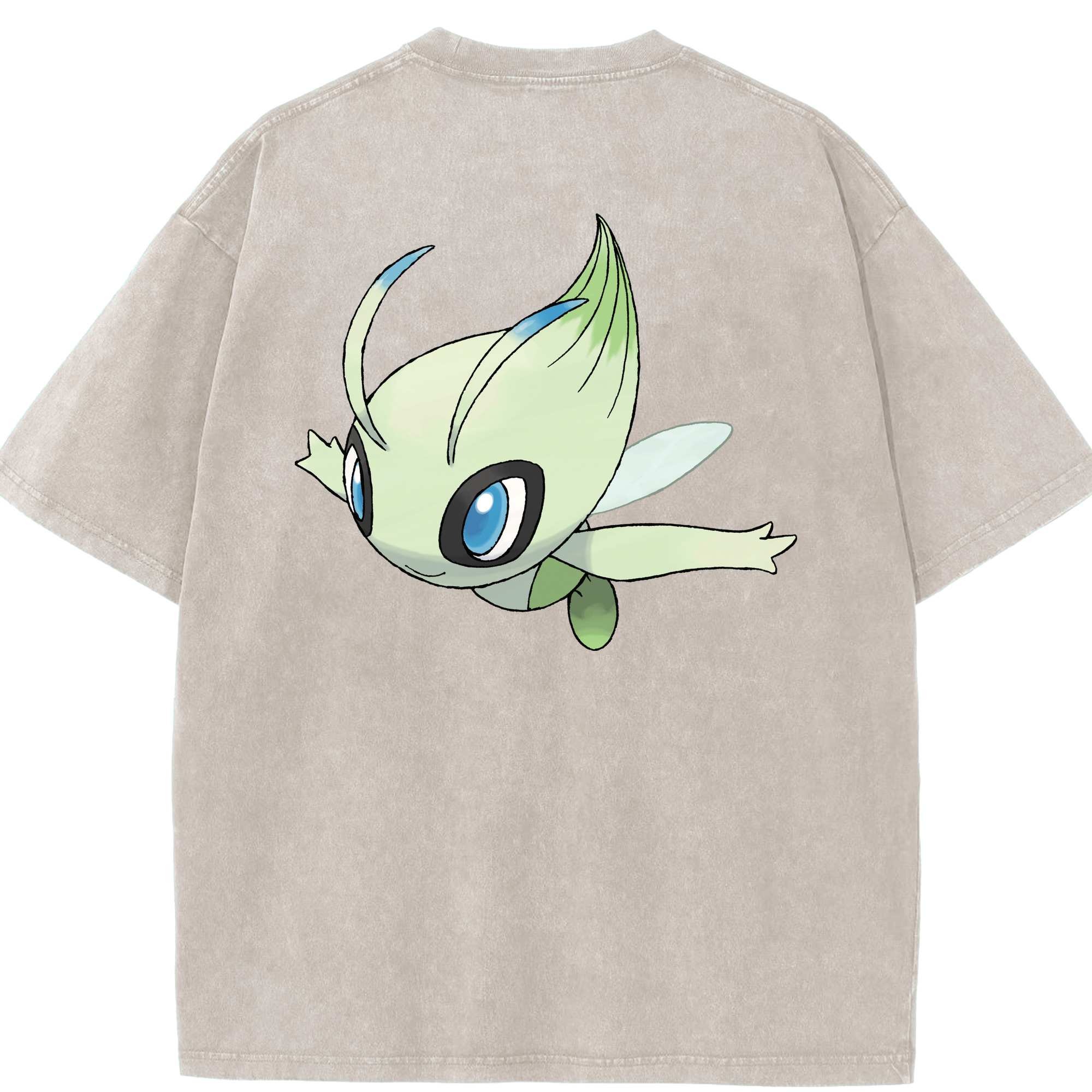 （画像用） ポケットモンスター Pokémon 綿100% ヴィンテージ風 半袖Tシャツ（背面プリント）