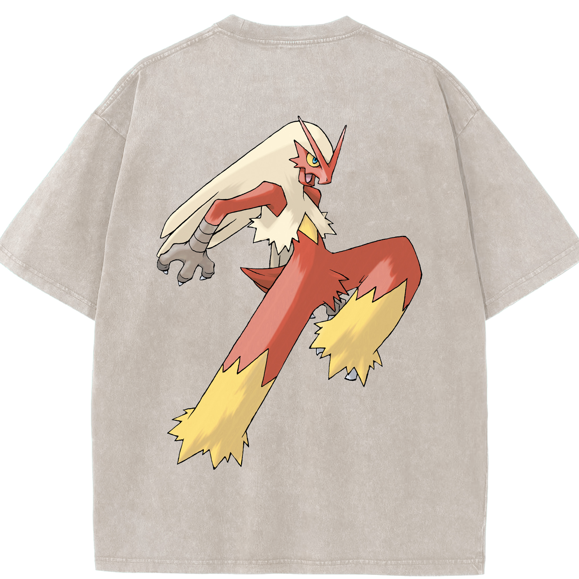 （画像用） ポケットモンスター Pokémon 綿100% ヴィンテージ風 半袖Tシャツ（背面プリント）