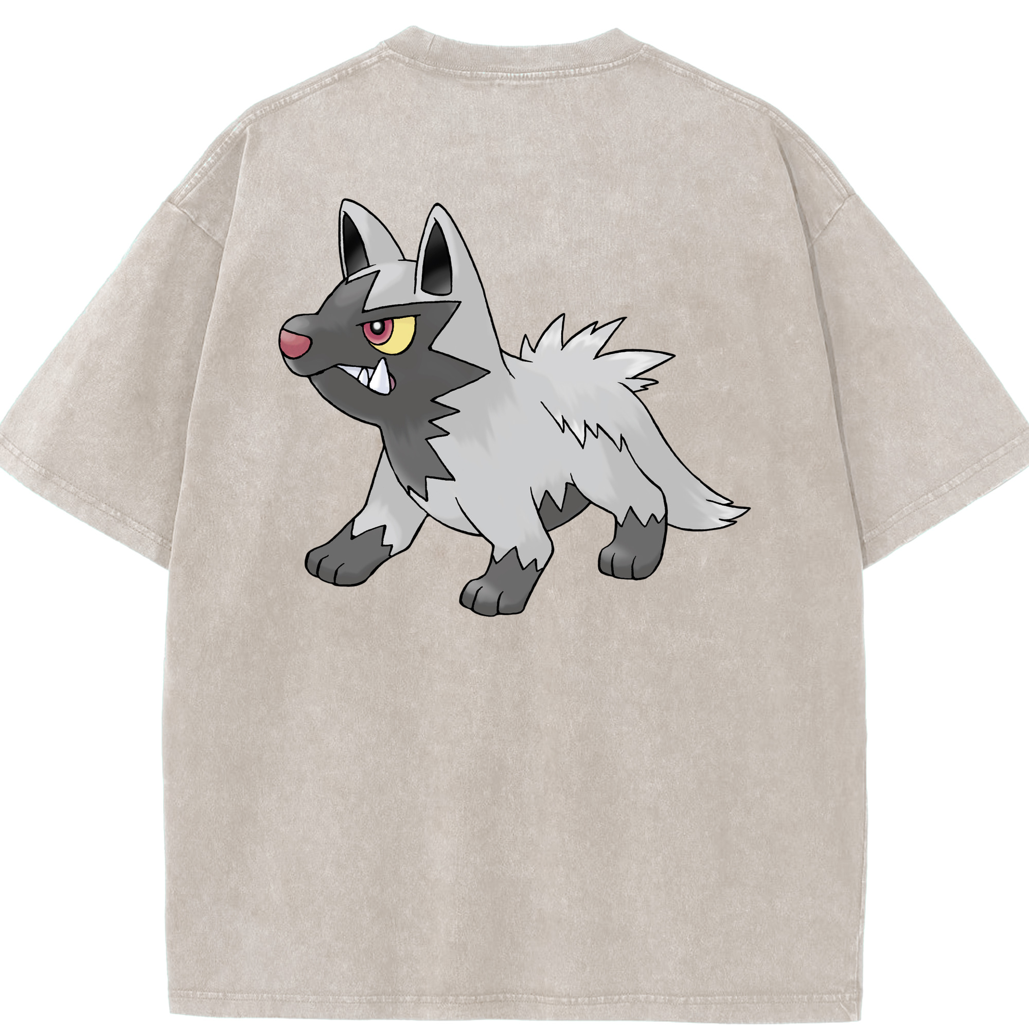 （画像用） ポケットモンスター Pokémon 綿100% ヴィンテージ風 半袖Tシャツ（背面プリント）