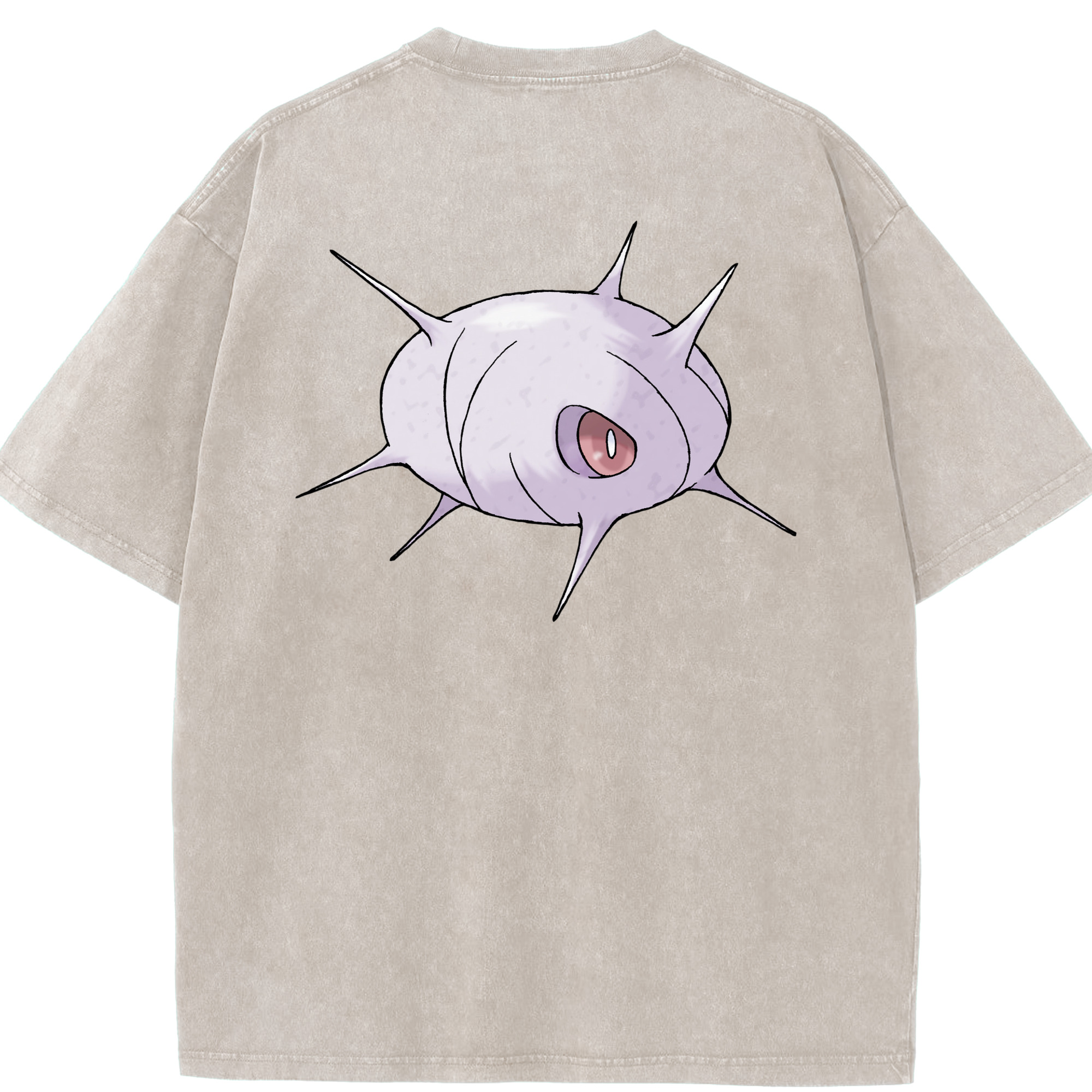 （画像用） ポケットモンスター Pokémon 綿100% ヴィンテージ風 半袖Tシャツ（背面プリント）