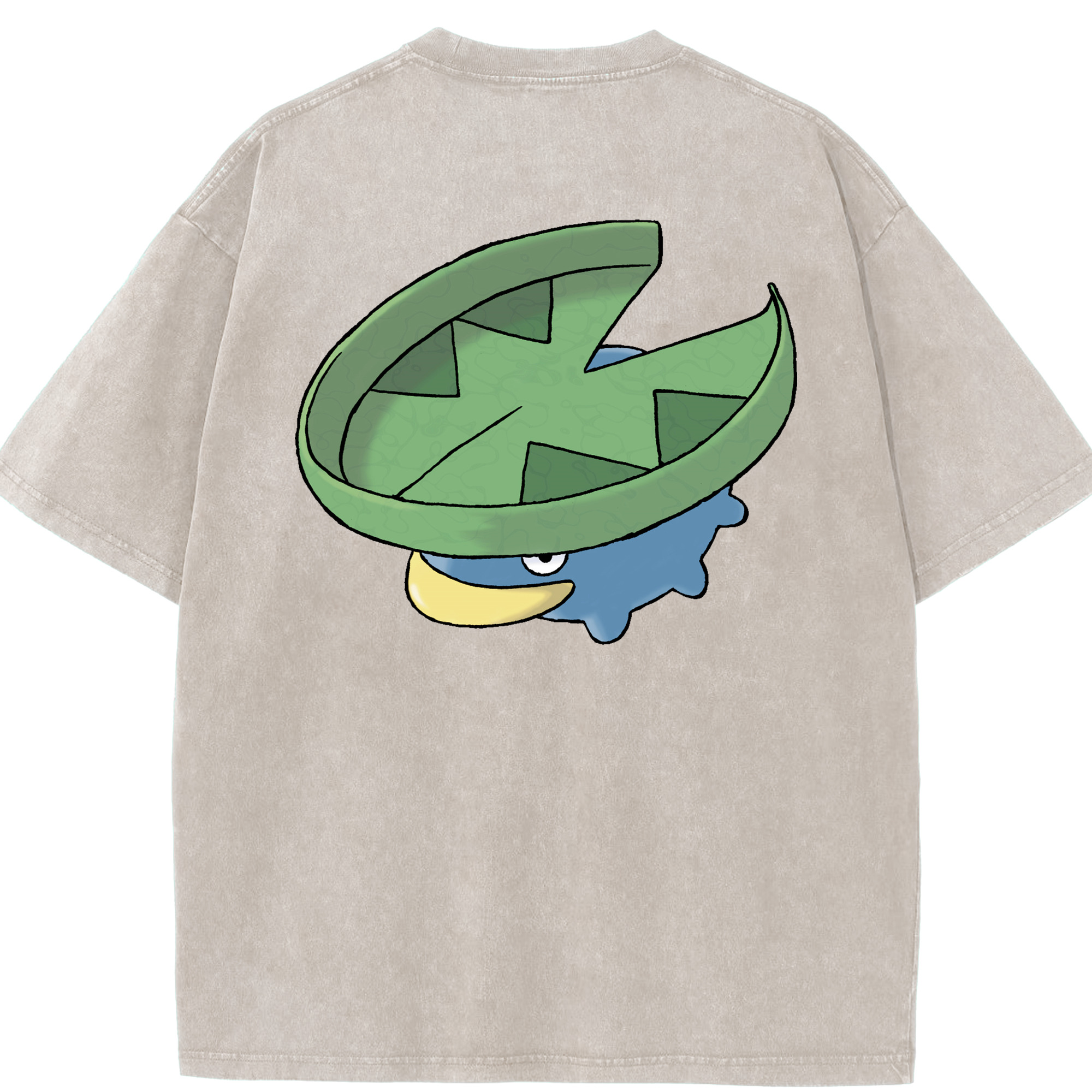 （画像用） ポケットモンスター Pokémon 綿100% ヴィンテージ風 半袖Tシャツ（背面プリント）