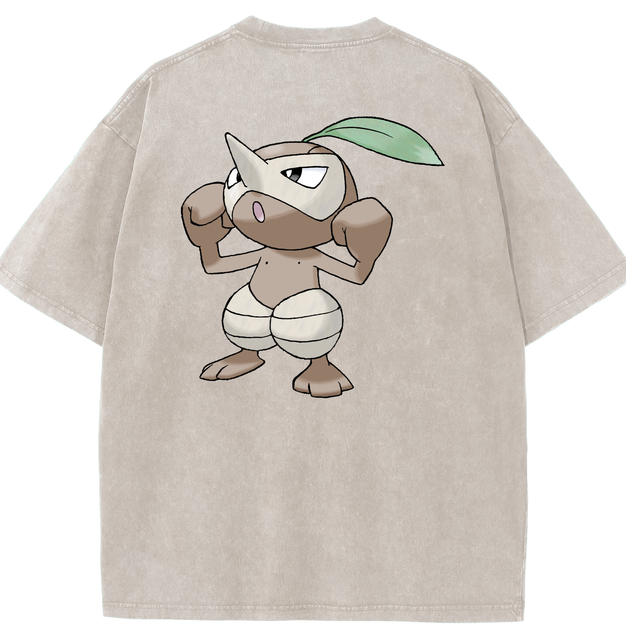 （画像用） ポケットモンスター Pokémon 綿100% ヴィンテージ風 半袖Tシャツ（背面プリント）