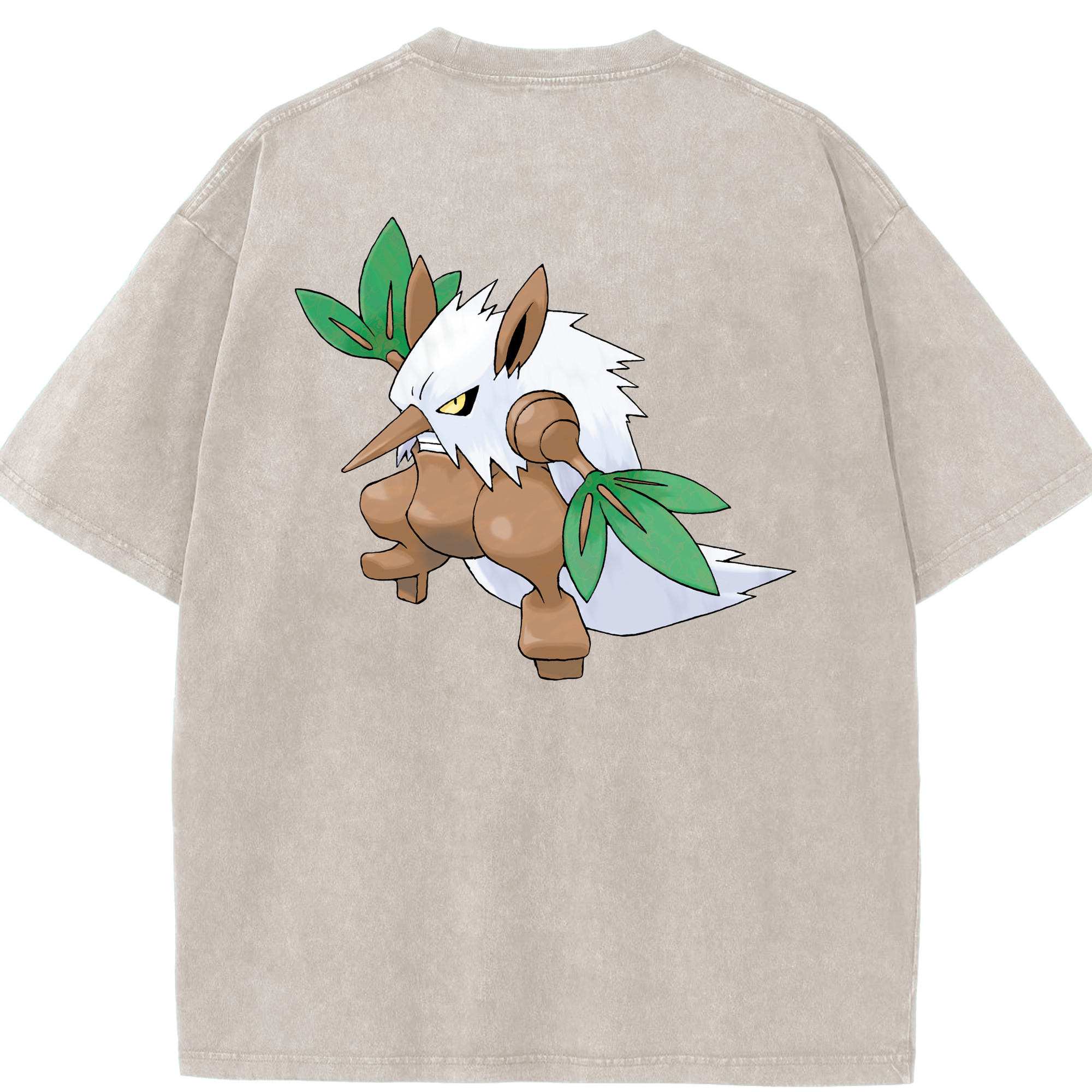 （画像用） ポケットモンスター Pokémon 綿100% ヴィンテージ風 半袖Tシャツ（背面プリント）