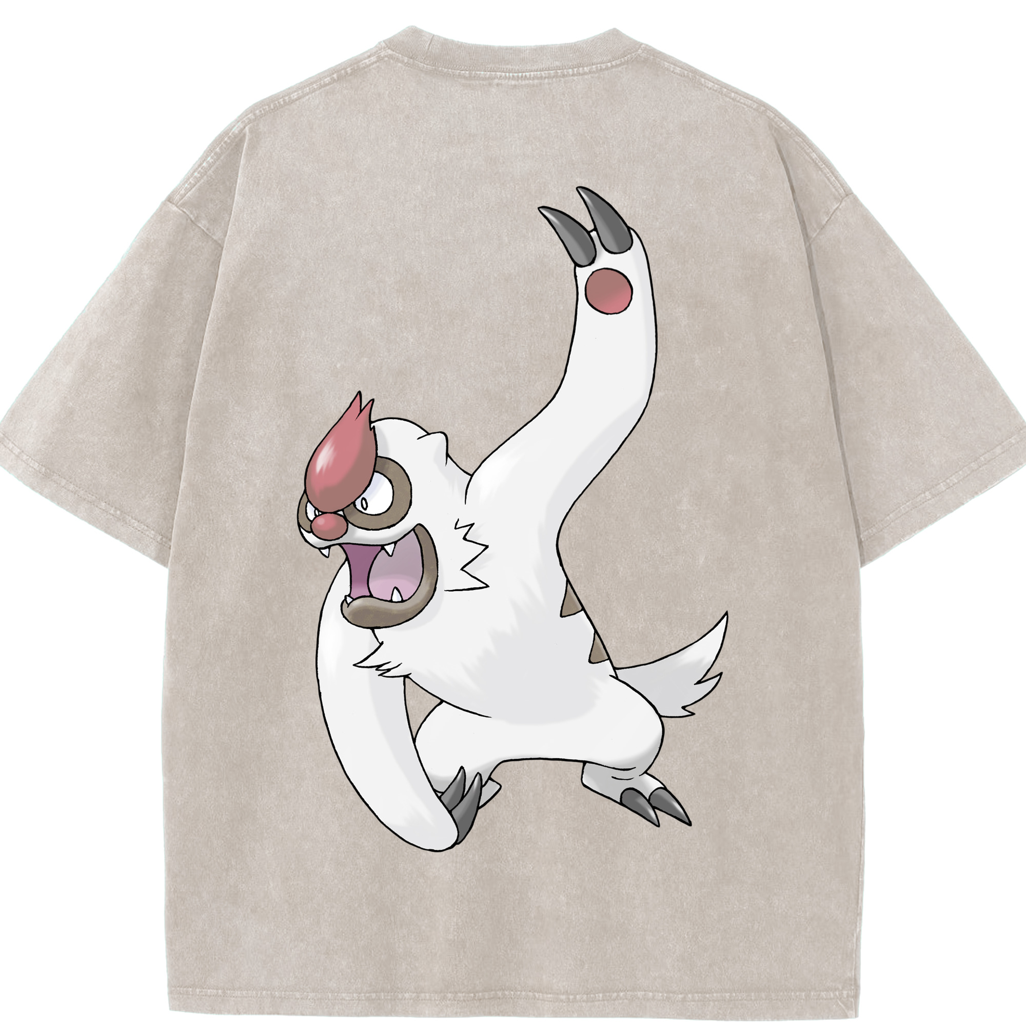 （画像用） ポケットモンスター Pokémon 綿100% ヴィンテージ風 半袖Tシャツ（背面プリント）