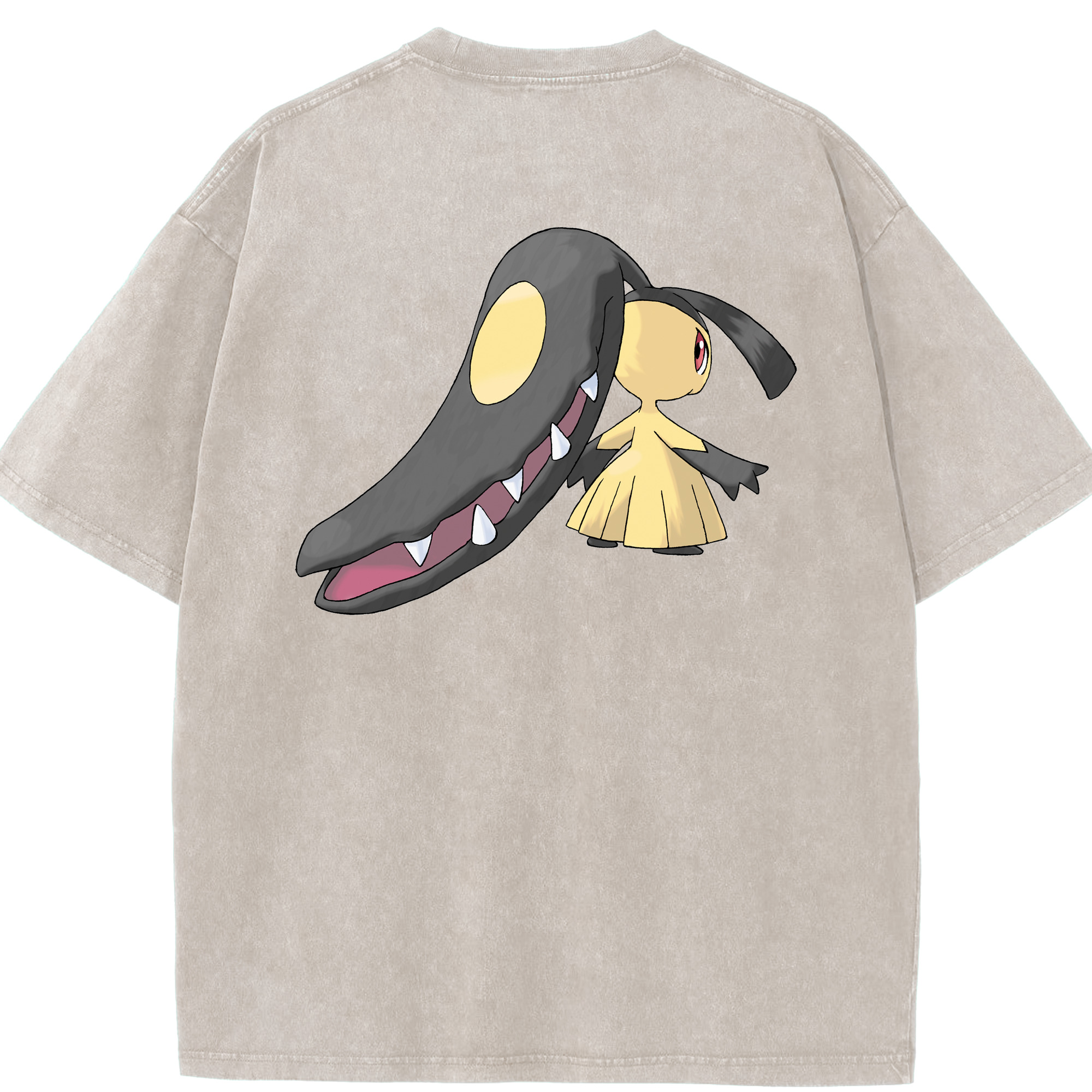 （画像用） ポケットモンスター Pokémon 綿100% ヴィンテージ風 半袖Tシャツ（背面プリント）