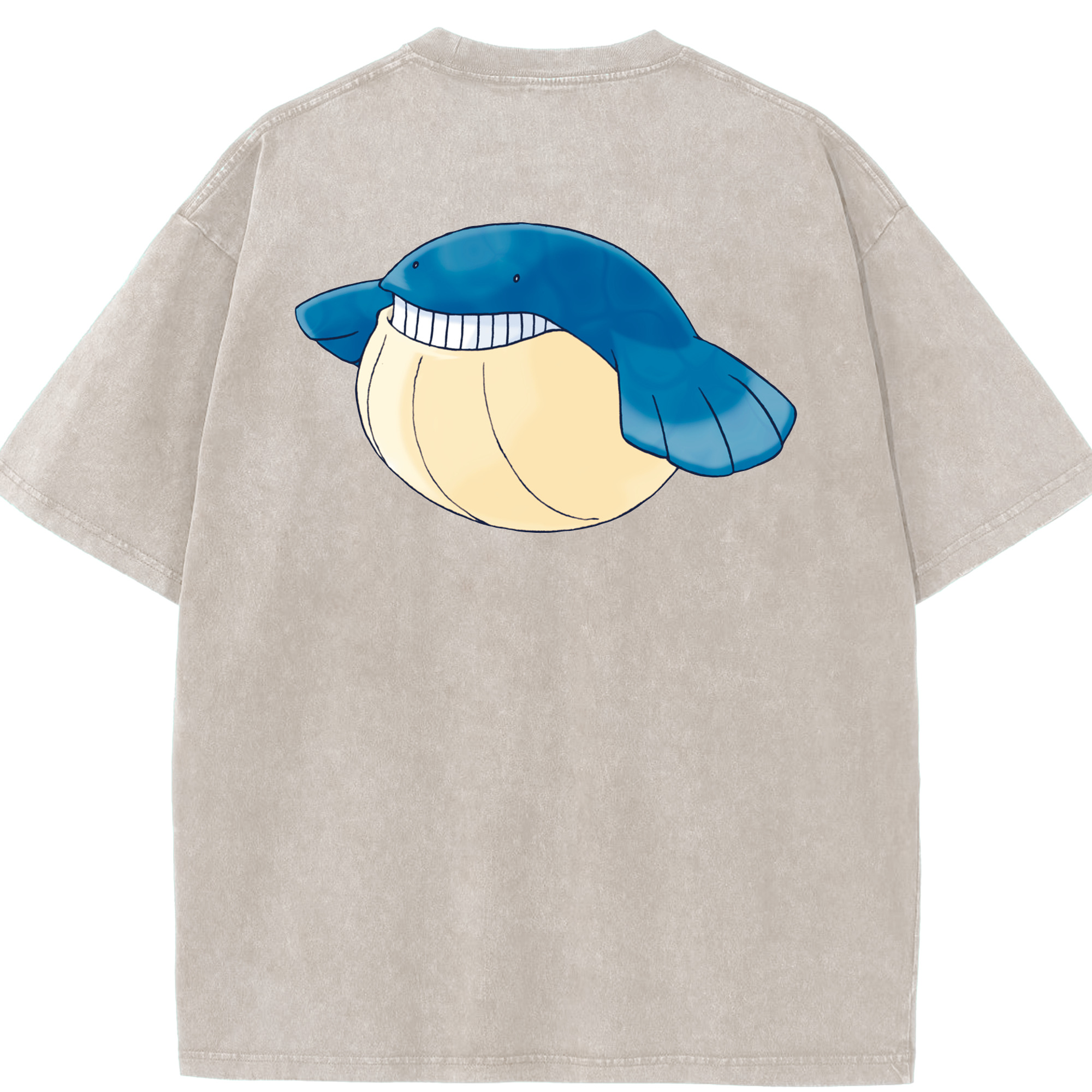 （画像用） ポケットモンスター Pokémon 綿100% ヴィンテージ風 半袖Tシャツ（背面プリント）