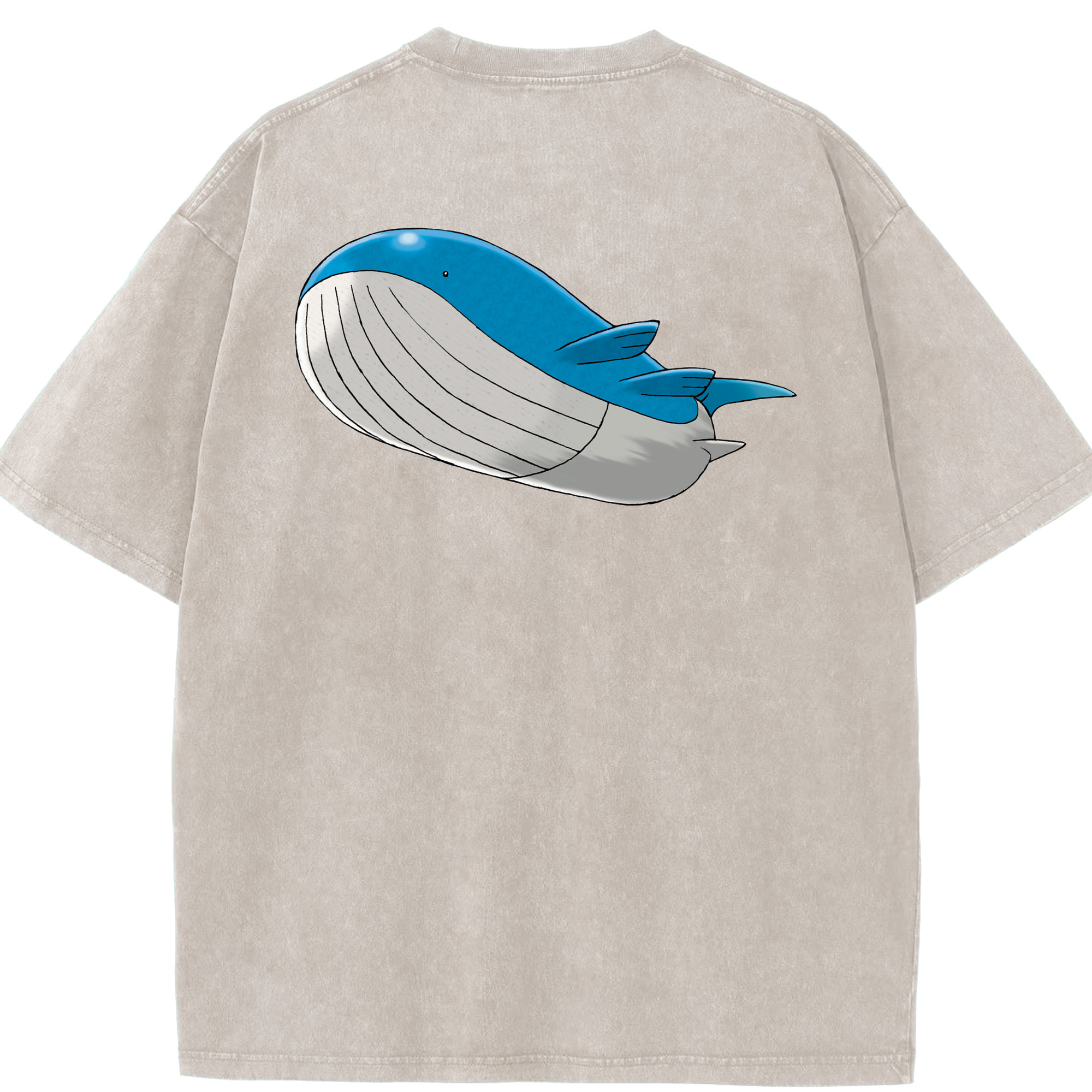 （画像用） ポケットモンスター Pokémon 綿100% ヴィンテージ風 半袖Tシャツ（背面プリント）