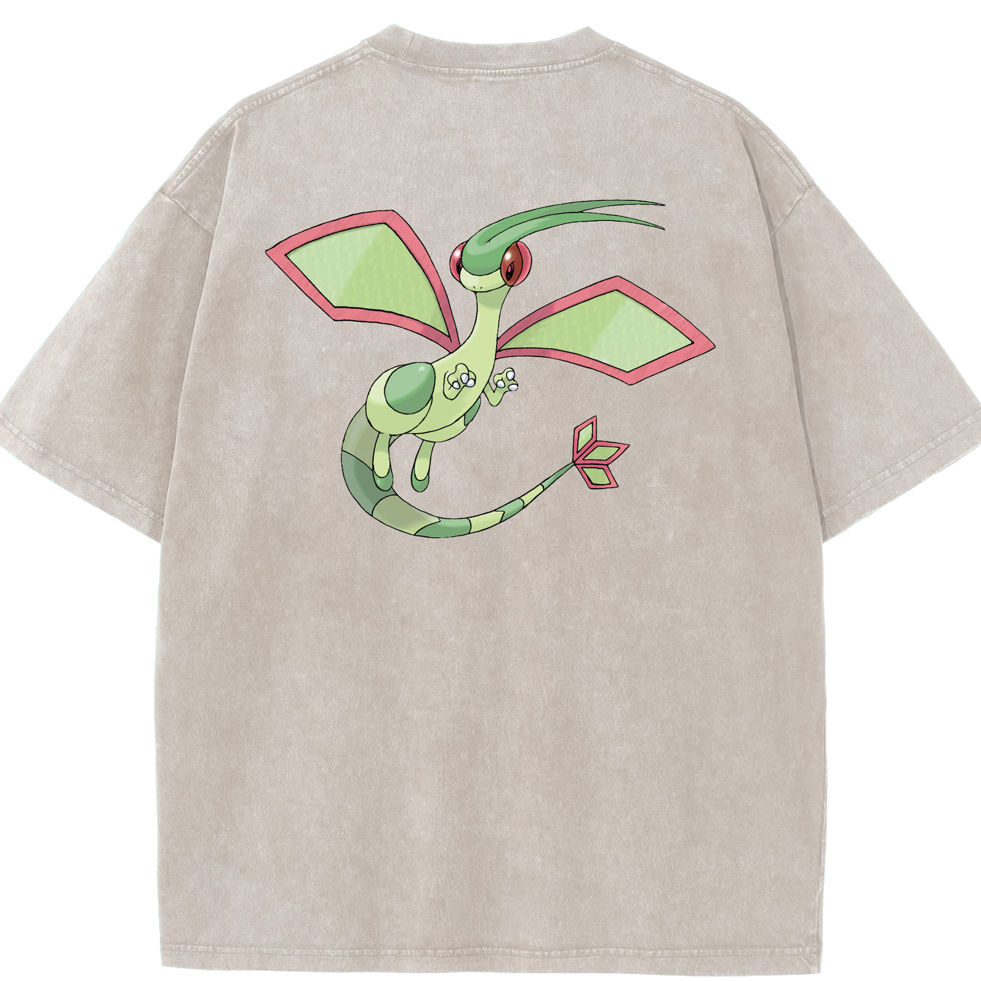 （画像用） ポケットモンスター Pokémon 綿100% ヴィンテージ風 半袖Tシャツ（背面プリント）