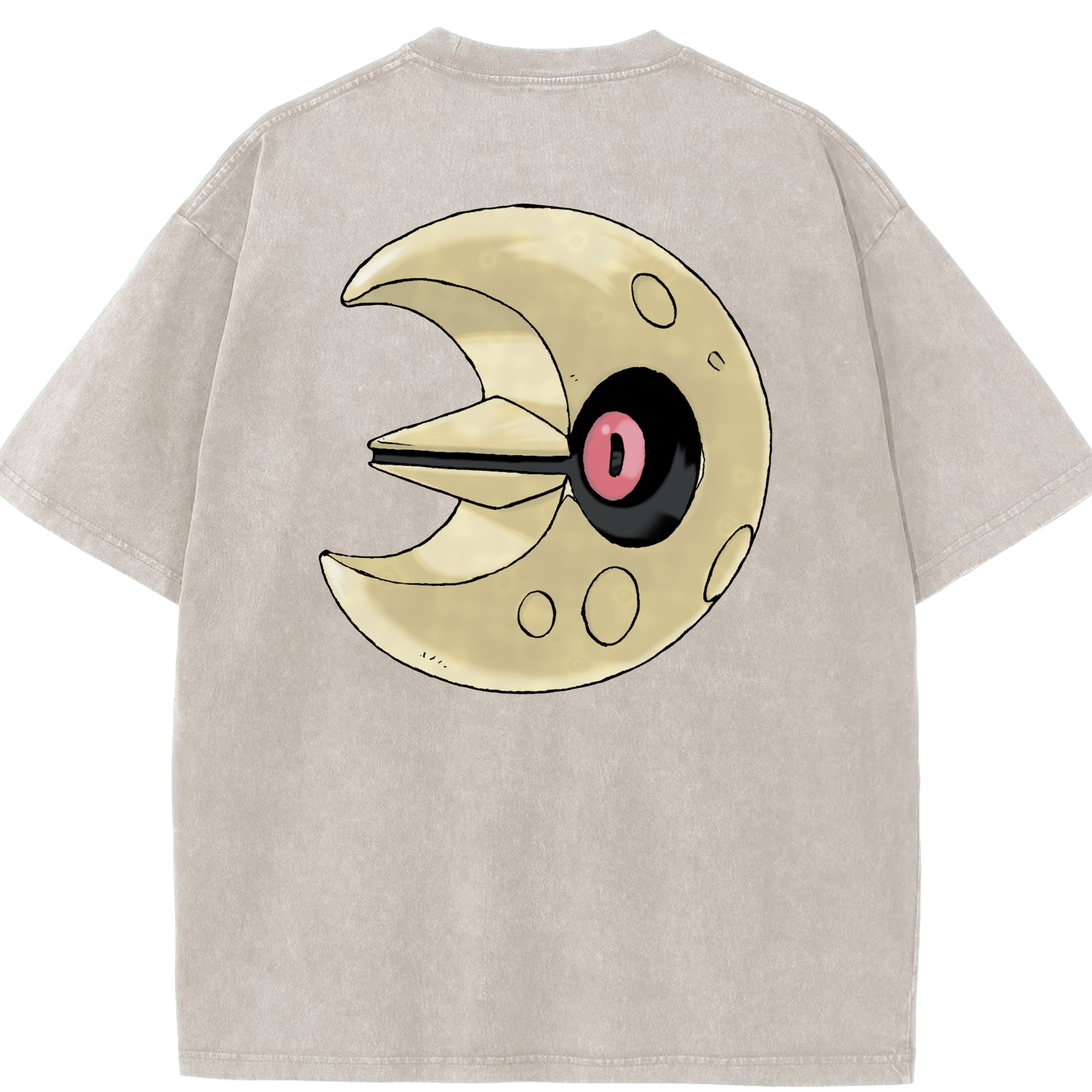（画像用） ポケットモンスター Pokémon 綿100% ヴィンテージ風 半袖Tシャツ（背面プリント）