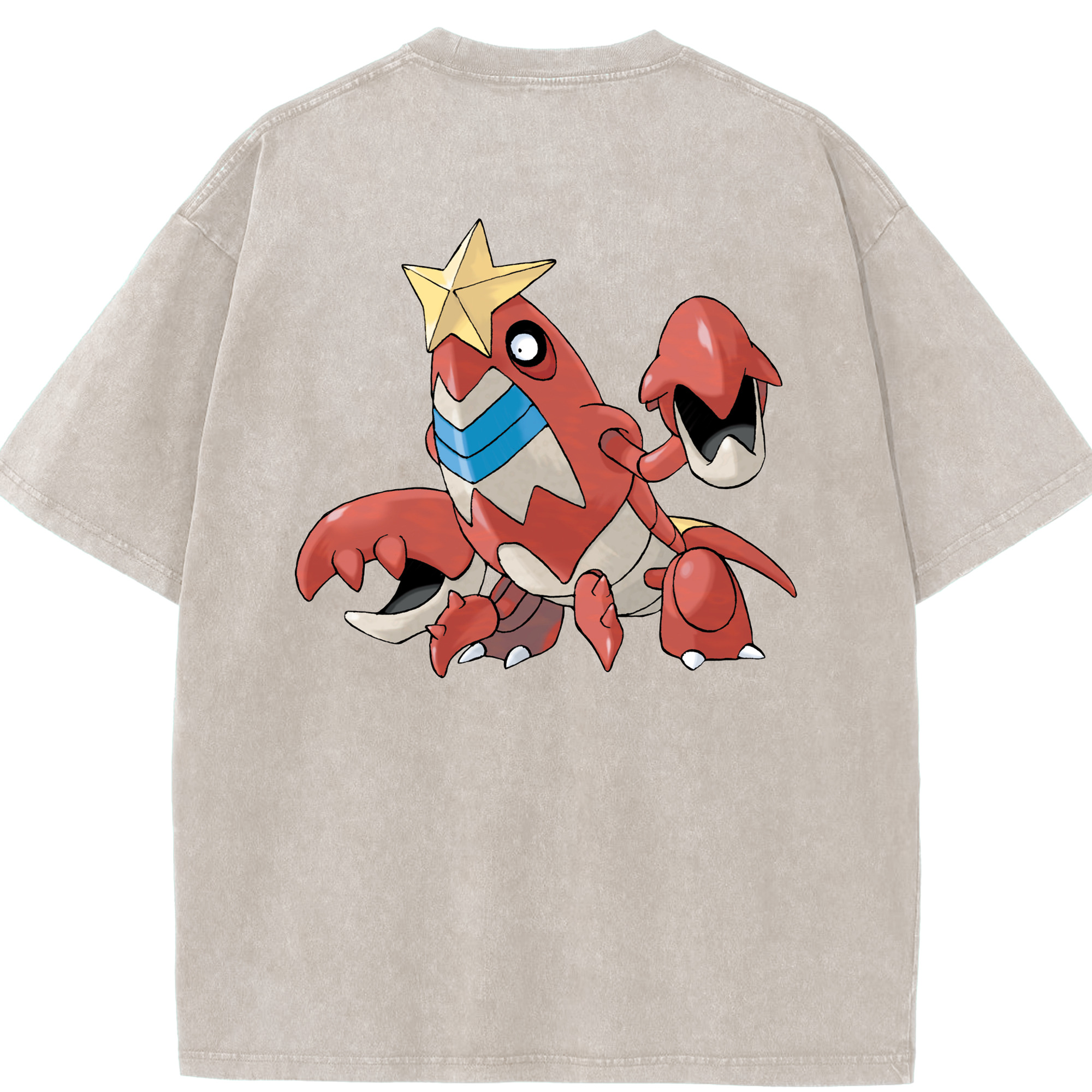 （画像用） ポケットモンスター Pokémon 綿100% ヴィンテージ風 半袖Tシャツ（背面プリント）