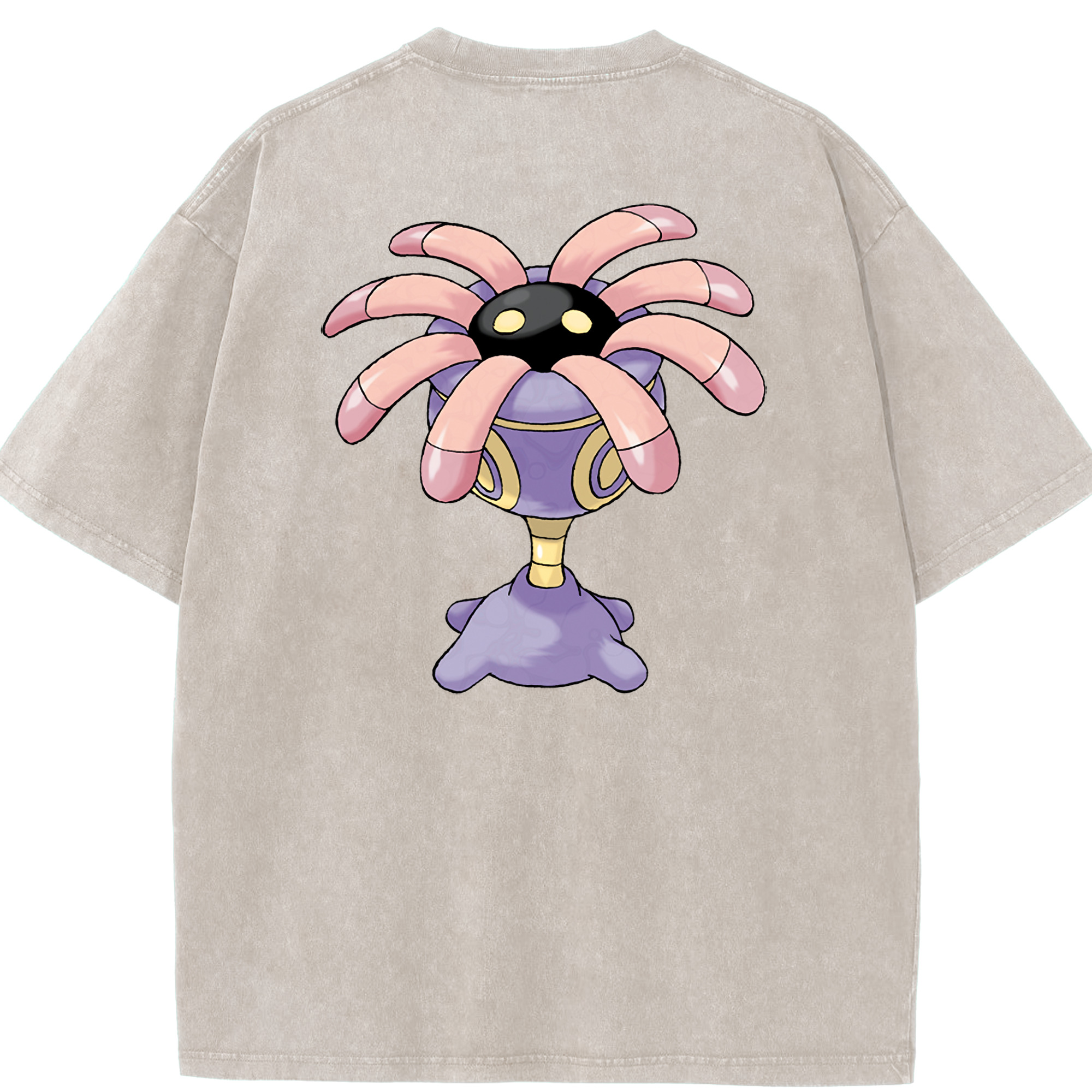 （画像用） ポケットモンスター Pokémon 綿100% ヴィンテージ風 半袖Tシャツ（背面プリント）