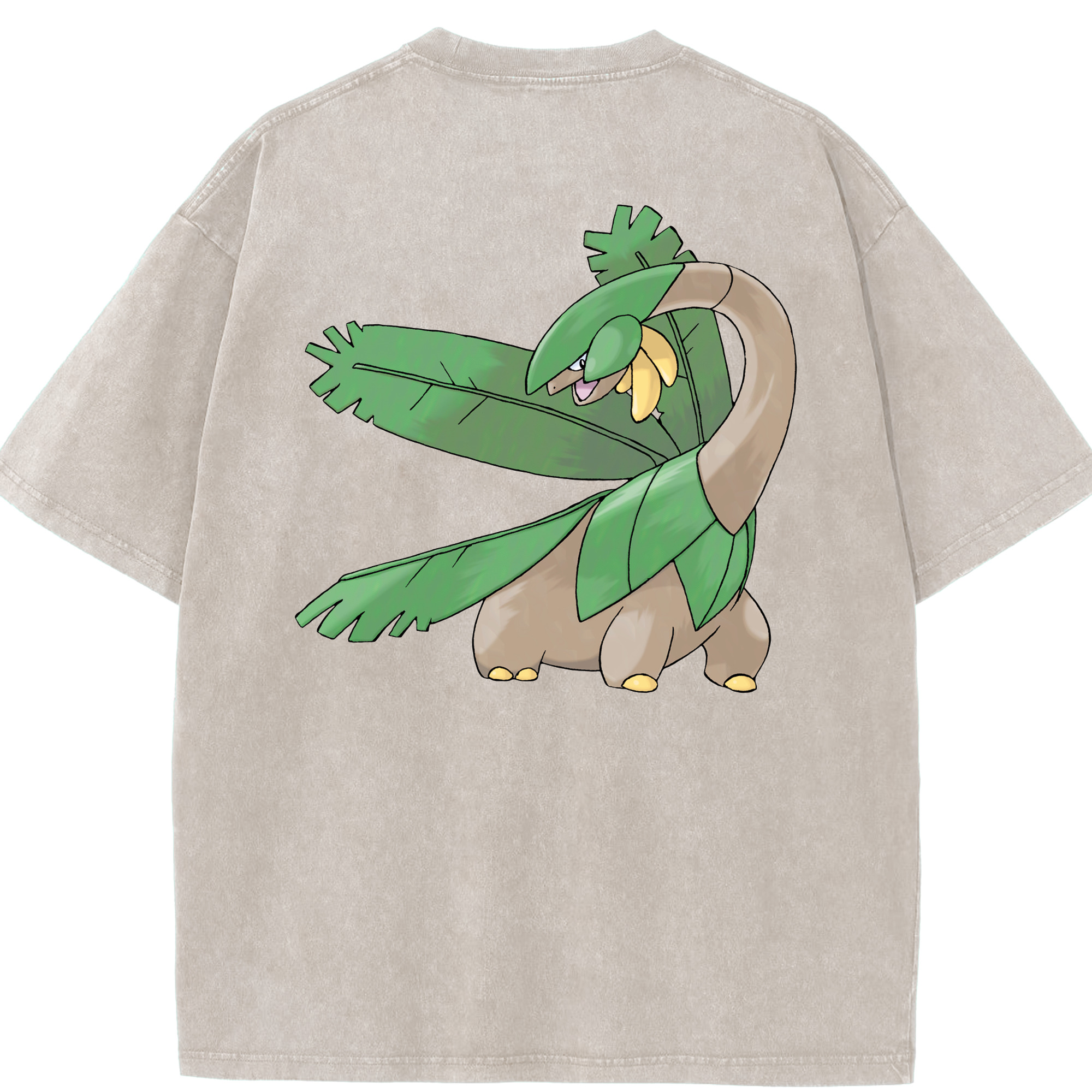 （画像用） ポケットモンスター Pokémon 綿100% ヴィンテージ風 半袖Tシャツ（背面プリント）