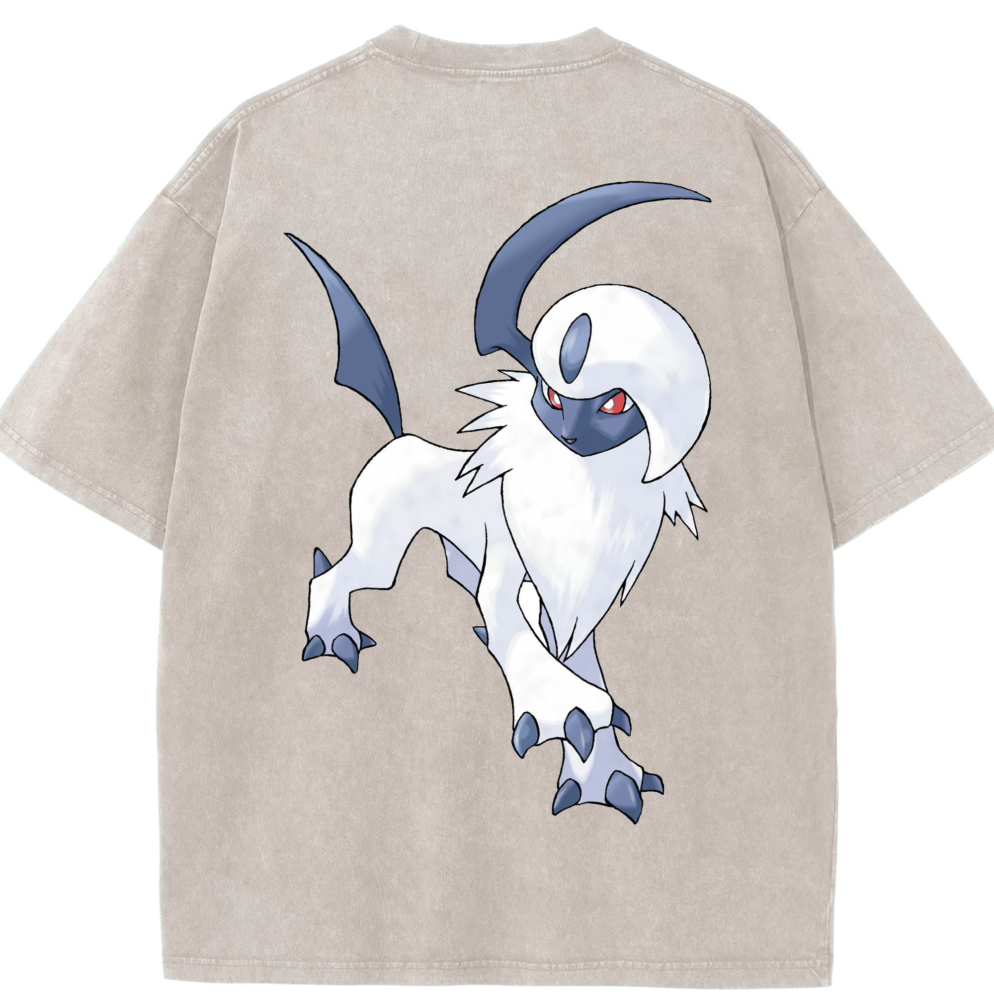 （画像用） ポケットモンスター Pokémon 綿100% ヴィンテージ風 半袖Tシャツ（背面プリント）